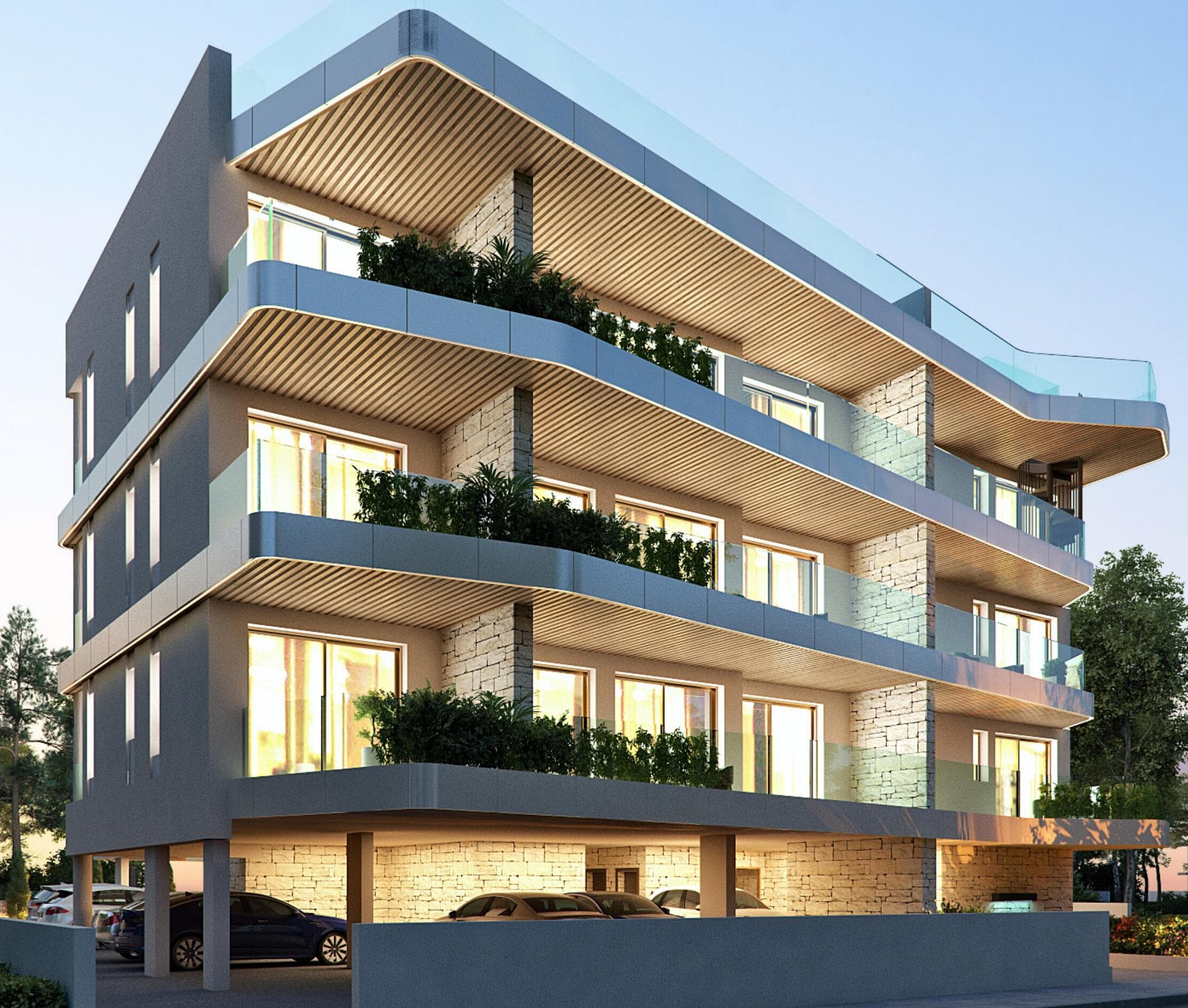 2-bedrooms apartments in Larnaca, Cyprus.