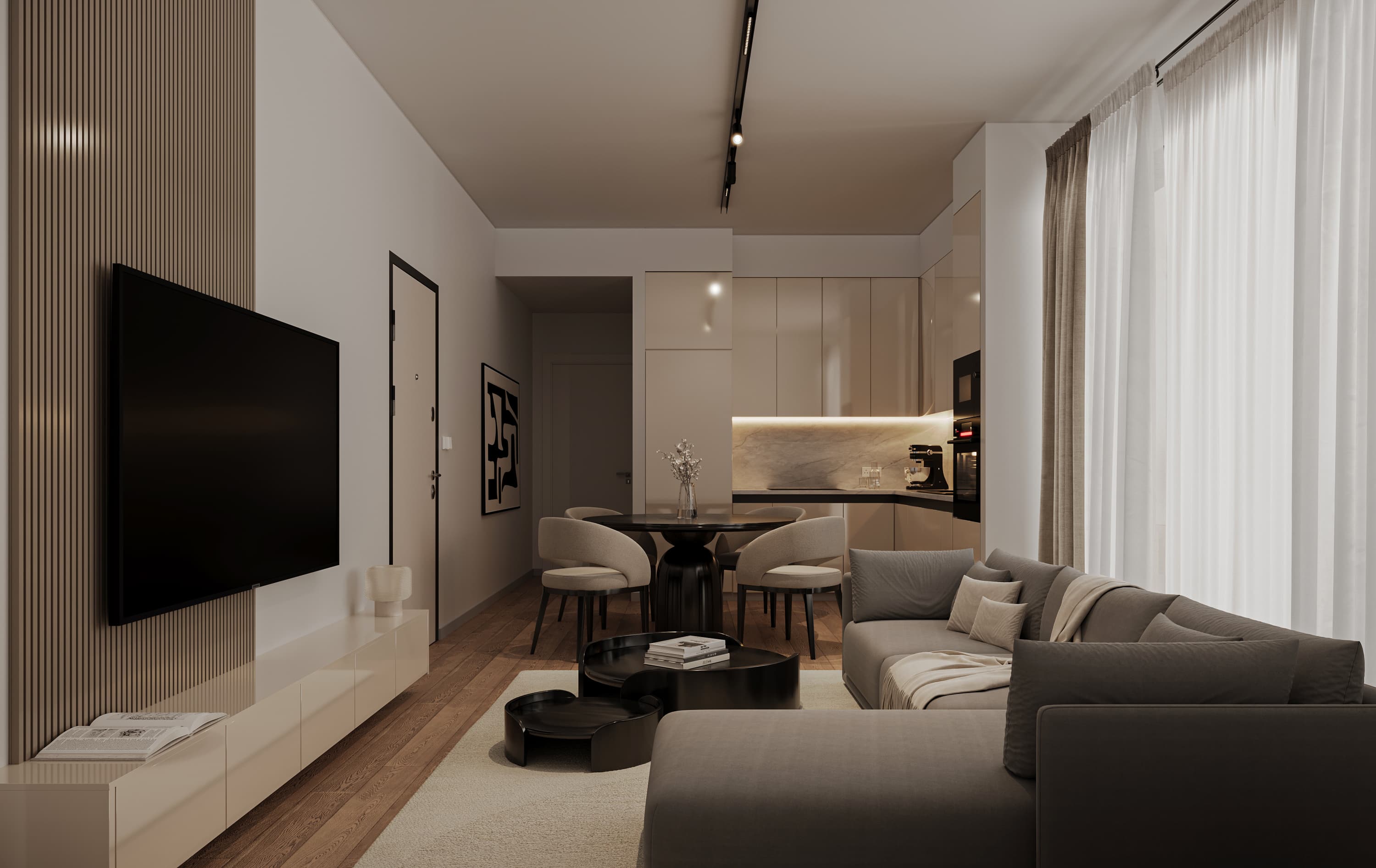 2-bedrooms apartments in Limassol, Cyprus.