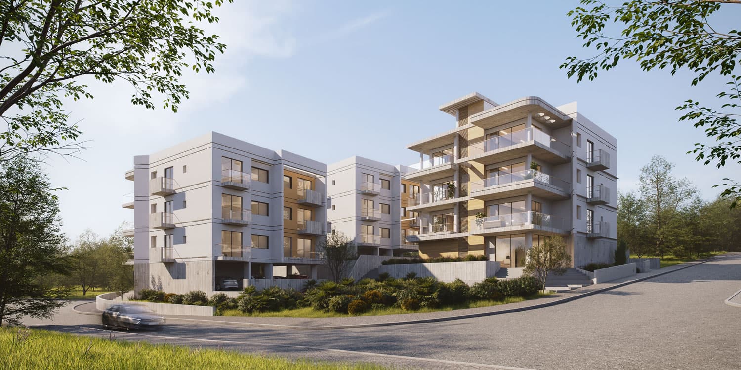 3-bedrooms apartments in Limassol, Cyprus.