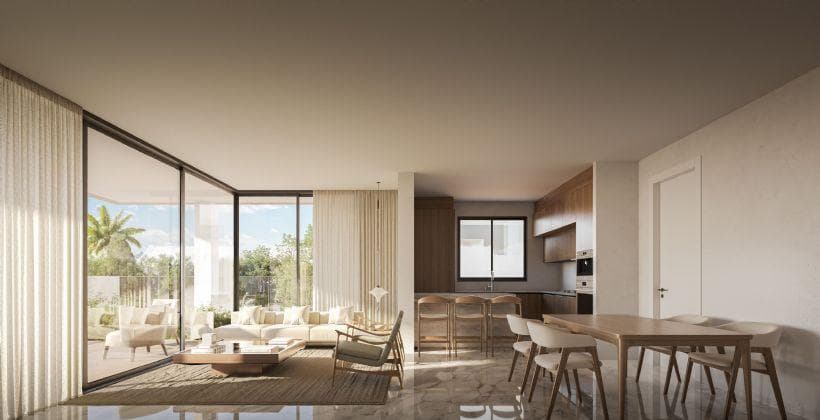 2-bedrooms apartments in Nicosia, Cyprus.