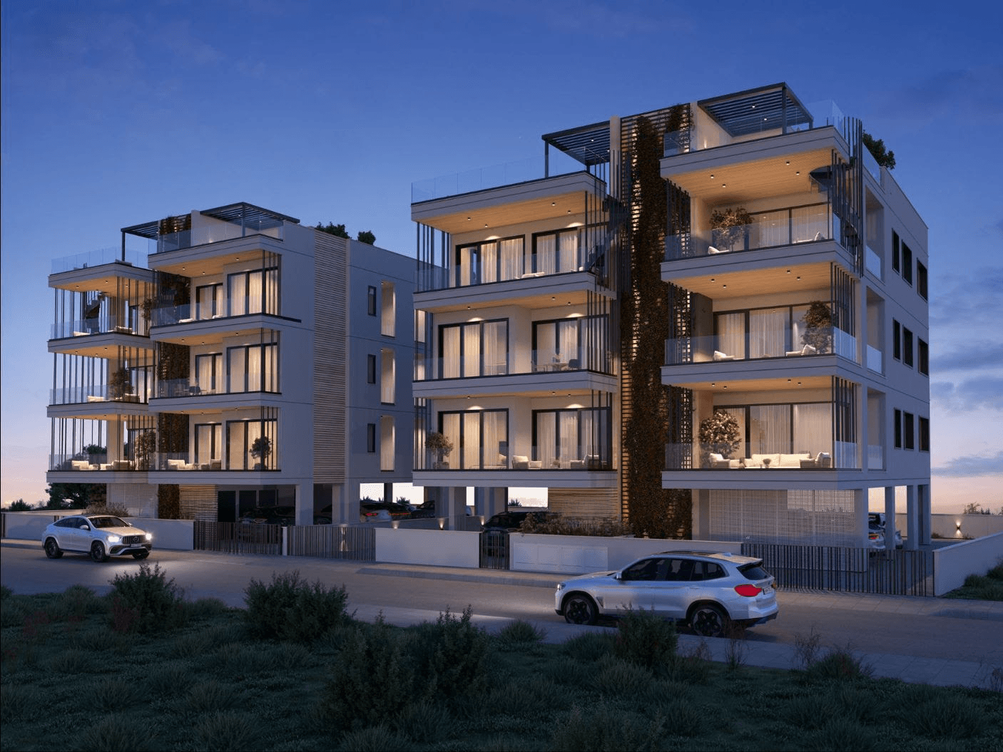 3-bedrooms apartments in Limassol, Cyprus.