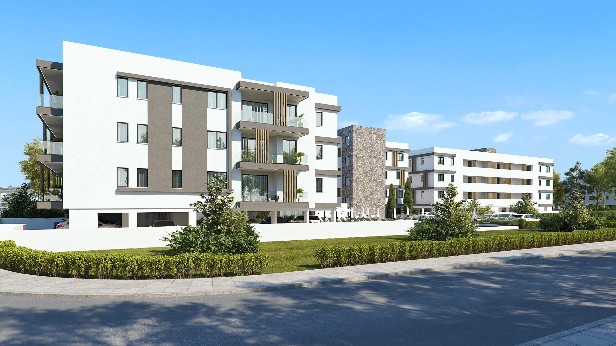 2-bedrooms apartments in Famagusta, Cyprus.