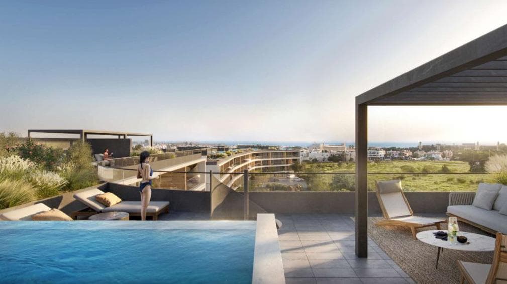 1-bedrooms apartments in Paphos, Cyprus.
