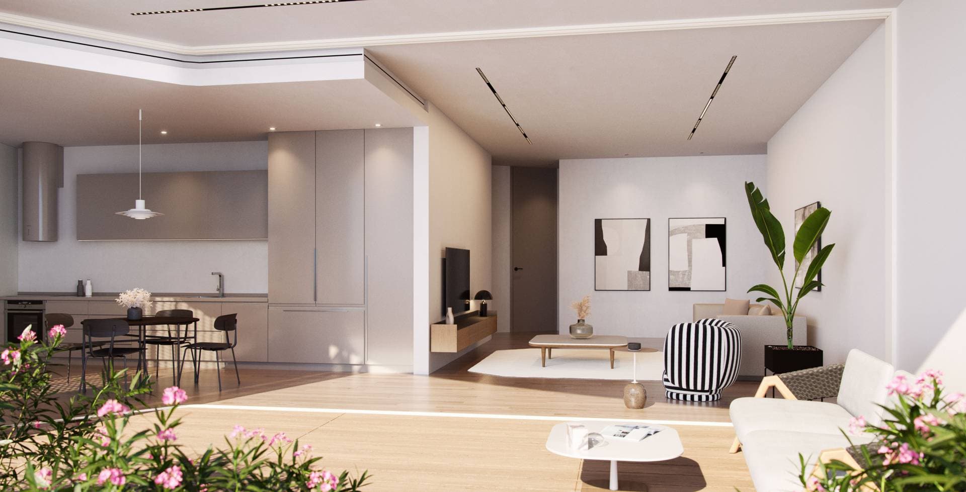3-bedrooms apartments in Nicosia, Cyprus.