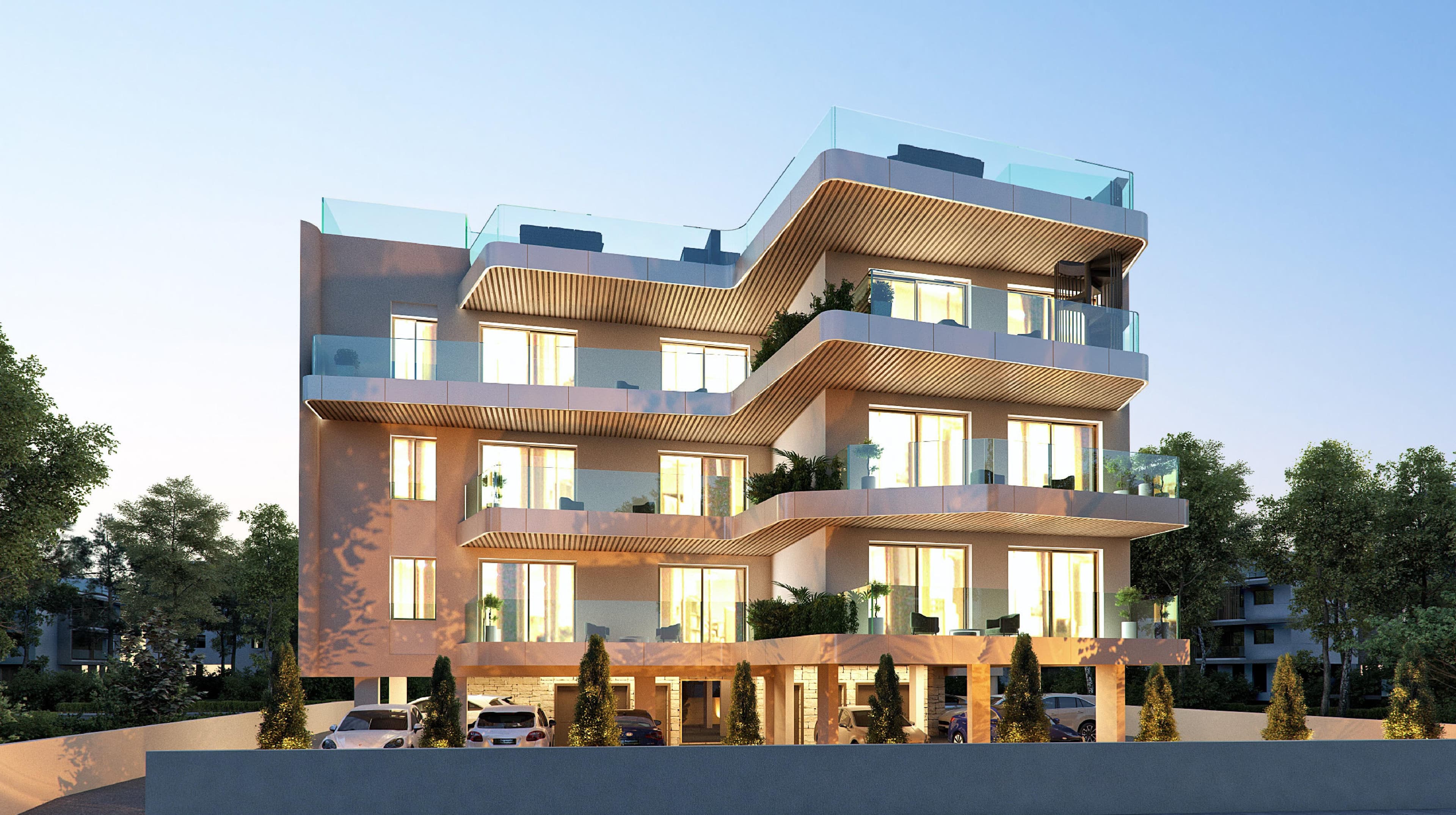 2-bedrooms apartments in Larnaca, Cyprus.