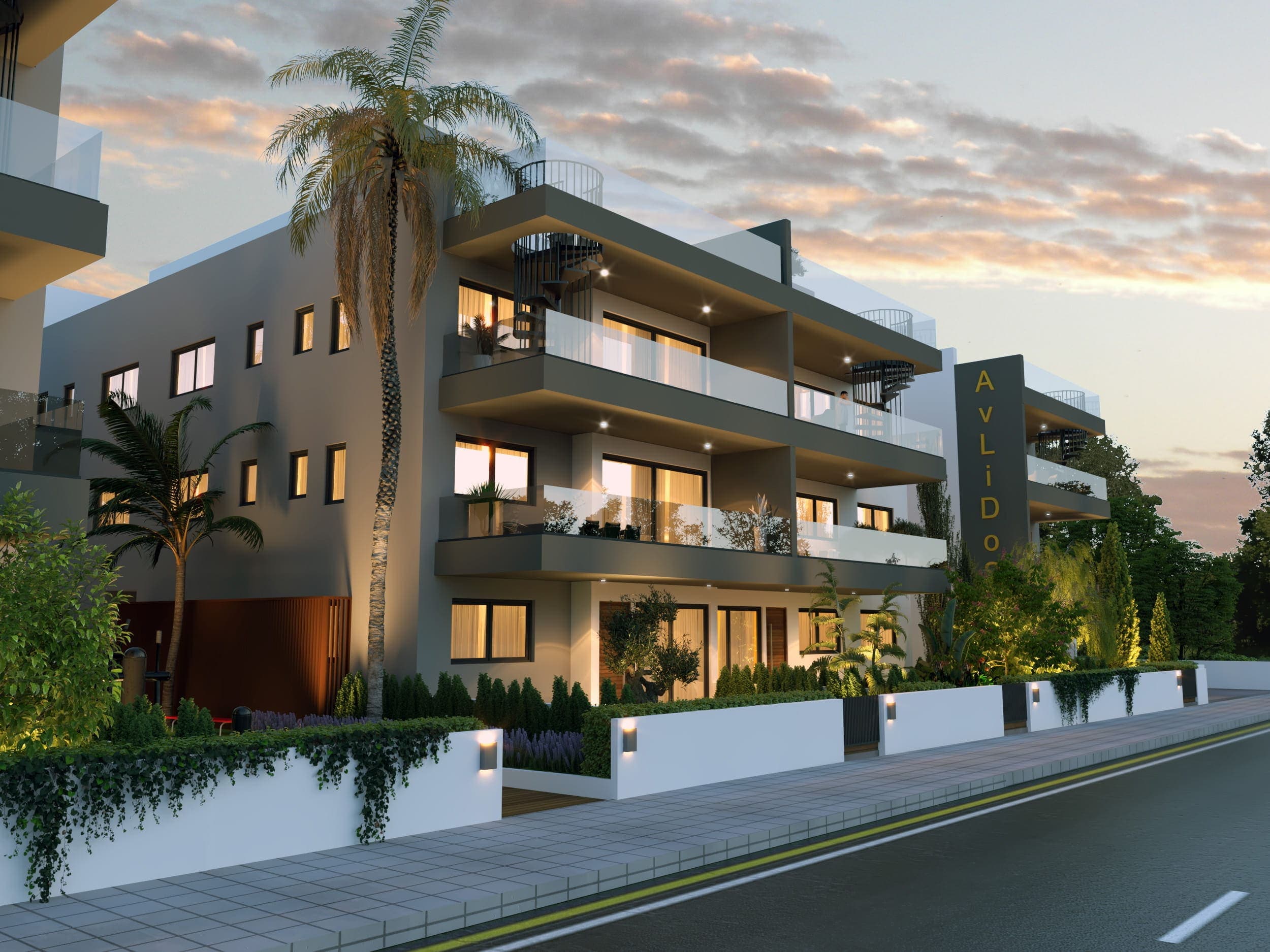 2-bedrooms apartments in Larnaca, Cyprus.