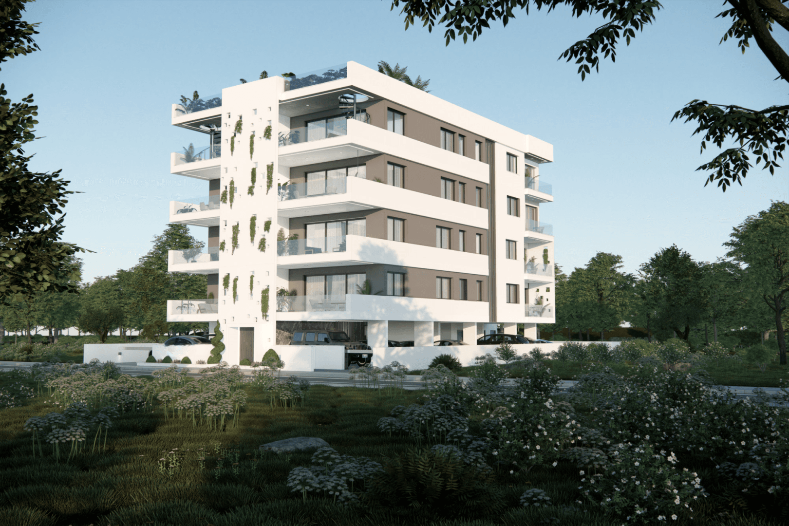 2-bedrooms apartments in Nicosia, Cyprus.
