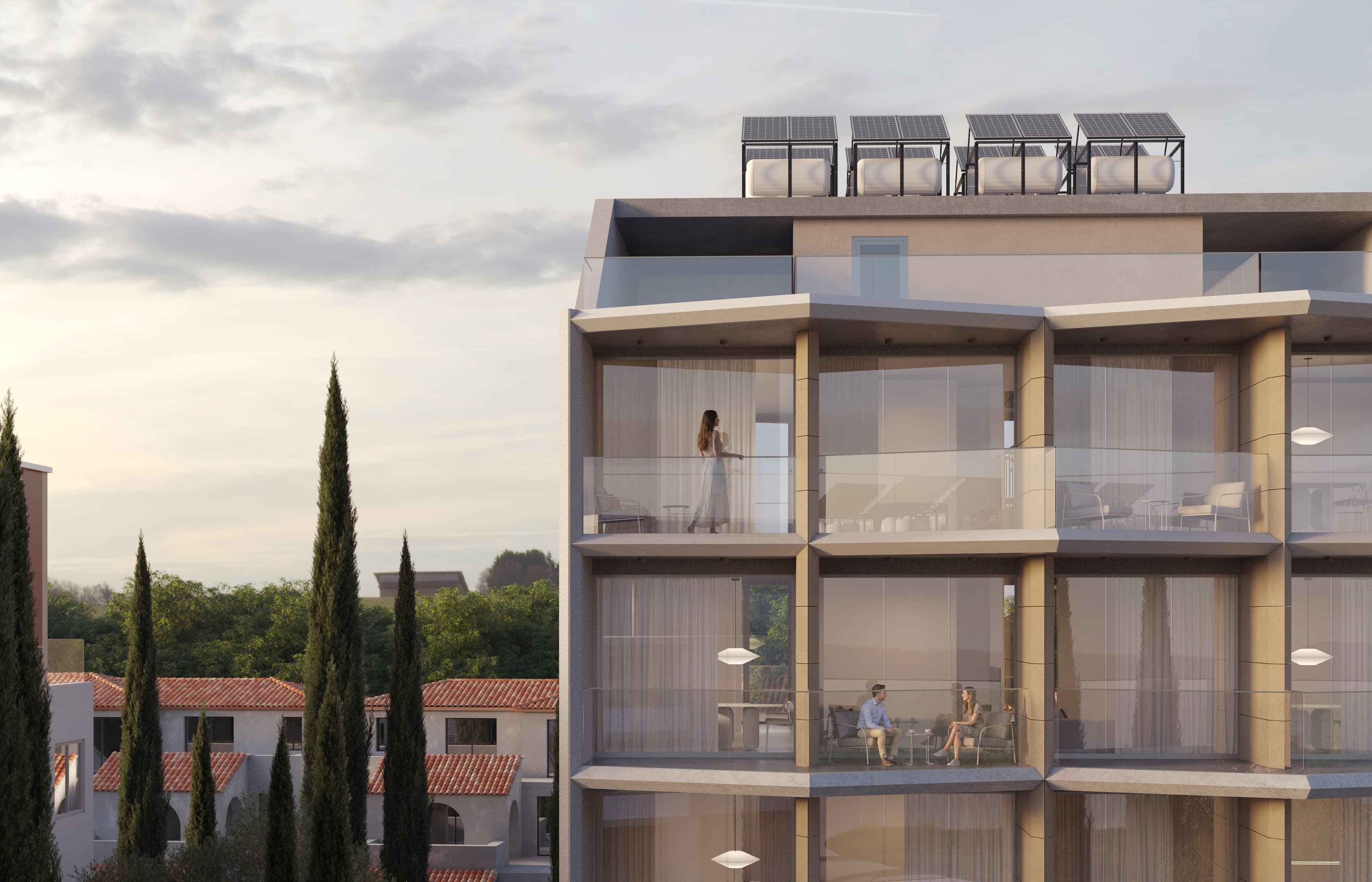 1-bedrooms apartments in Paphos, Cyprus.