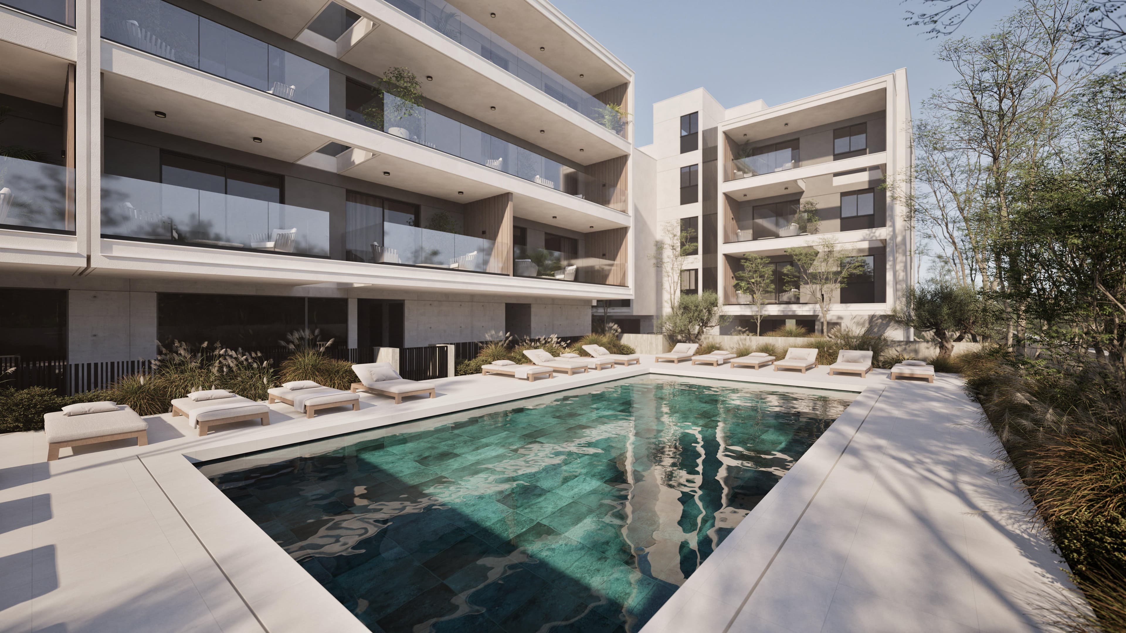 3-bedrooms apartments in Limassol, Cyprus.