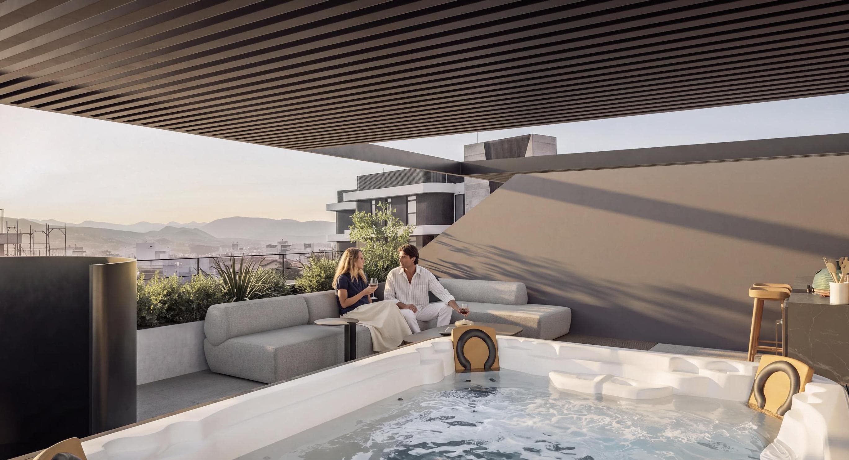 1-bedrooms apartments in Limassol, Cyprus.