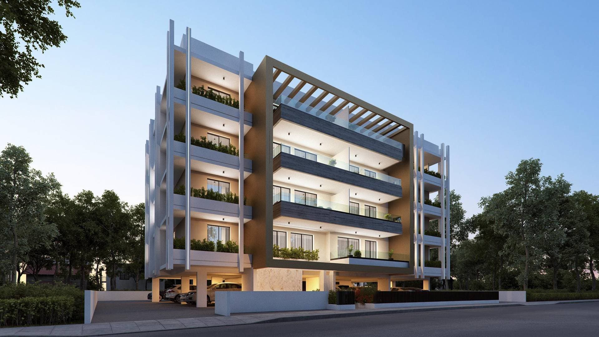 2-bedrooms apartments in Larnaca, Cyprus.