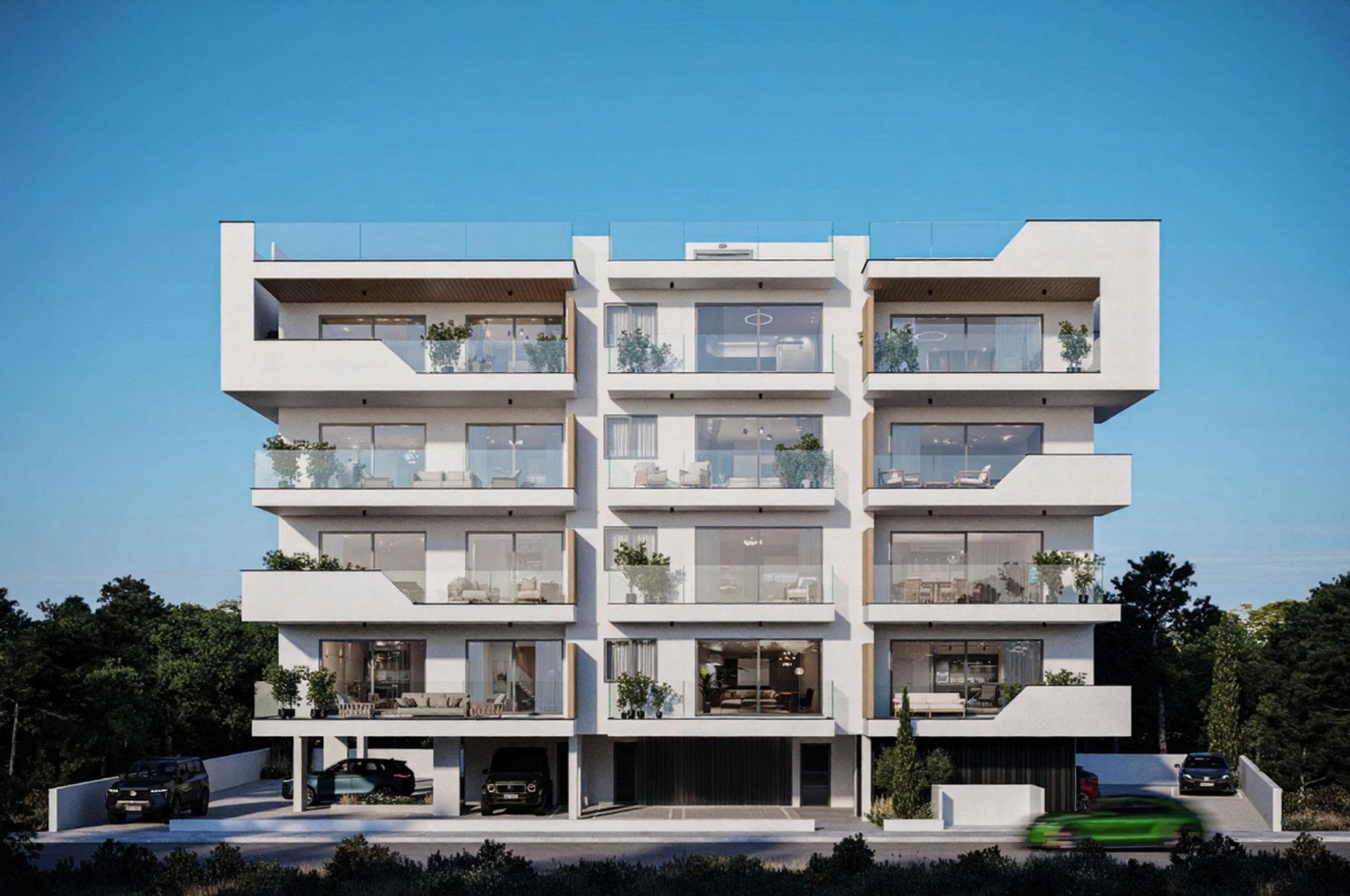 3-bedrooms apartments in Nicosia, Cyprus.