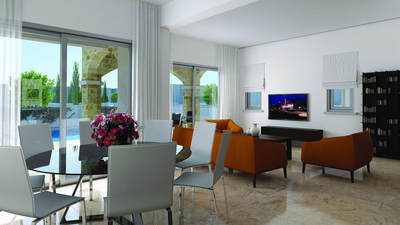 3-bedrooms house in Paphos, Cyprus.
