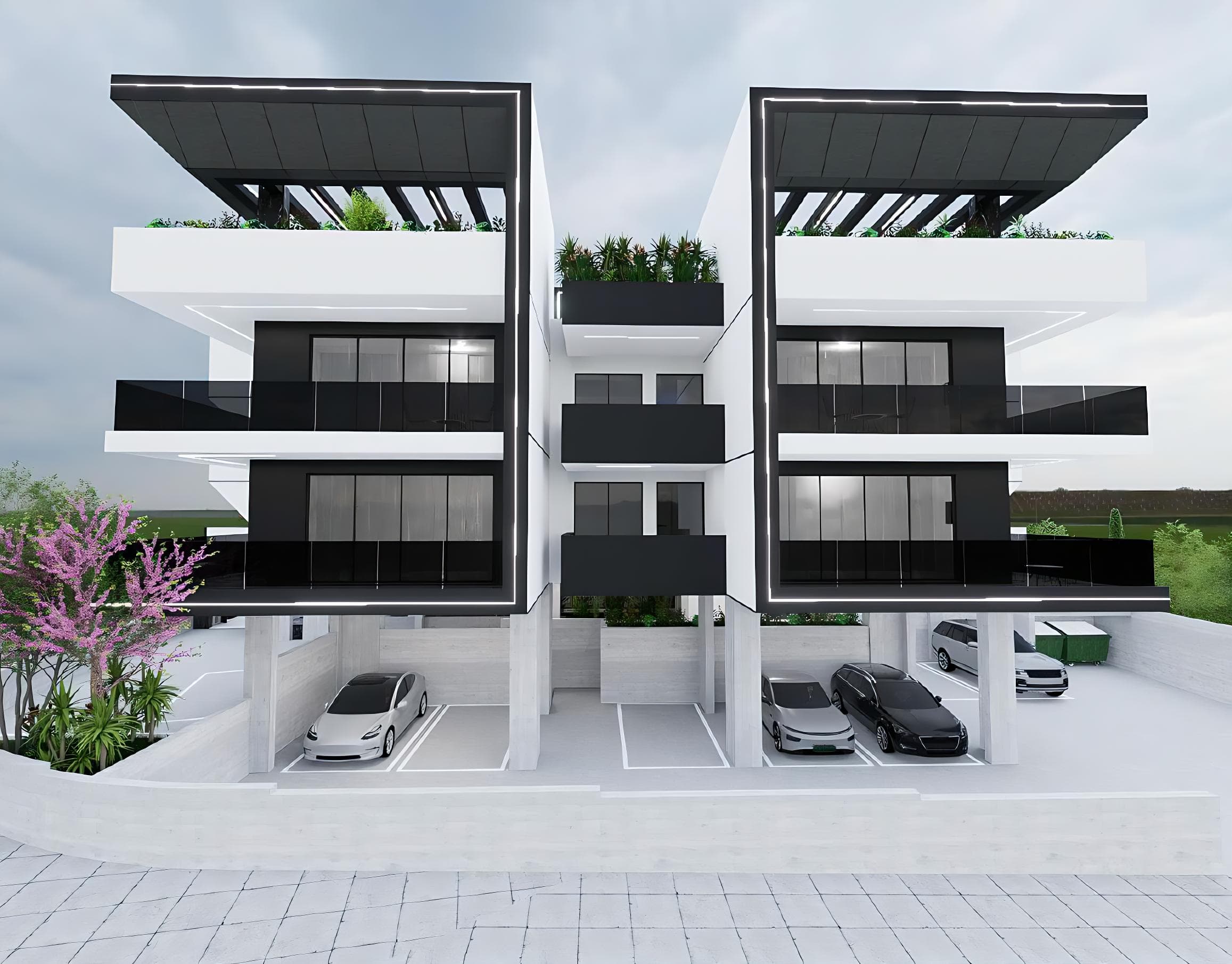 2-bedrooms apartments in Larnaca, Cyprus.