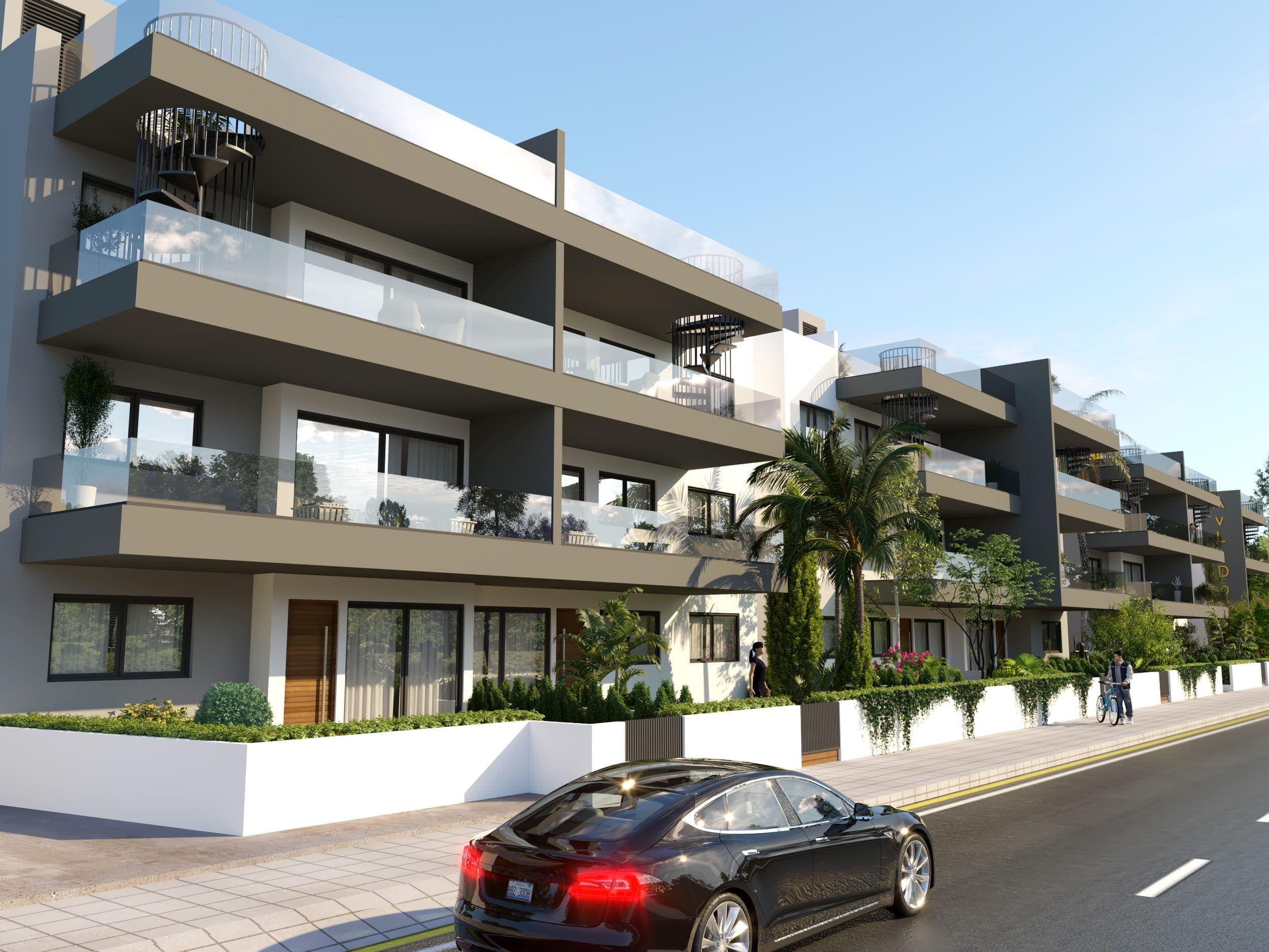 2-bedrooms apartments in Larnaca, Cyprus.
