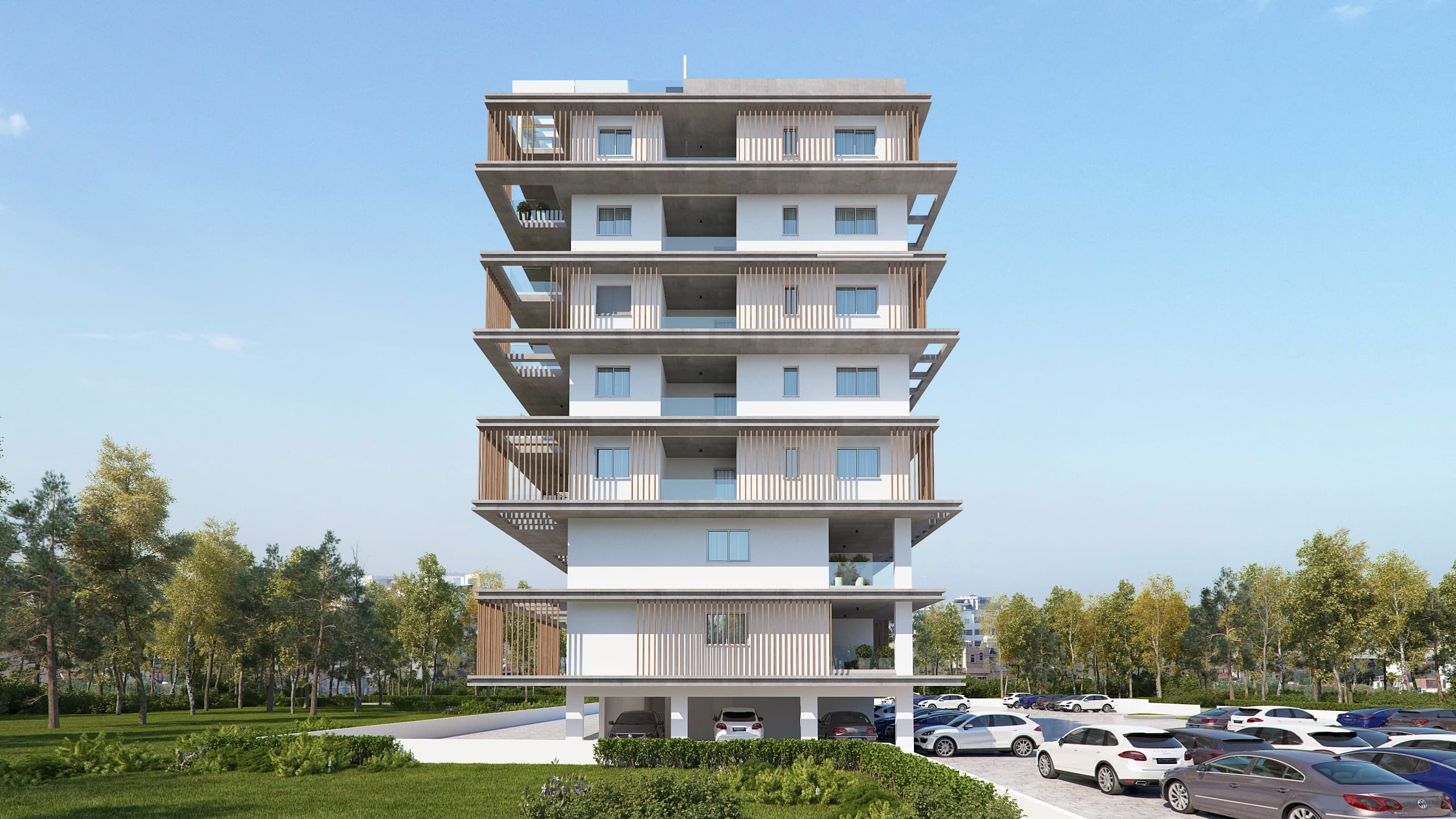 2-bedrooms apartments in Larnaca, Cyprus.