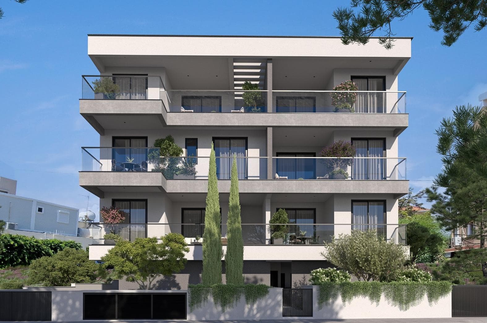 2-bedrooms apartments in Limassol, Cyprus.