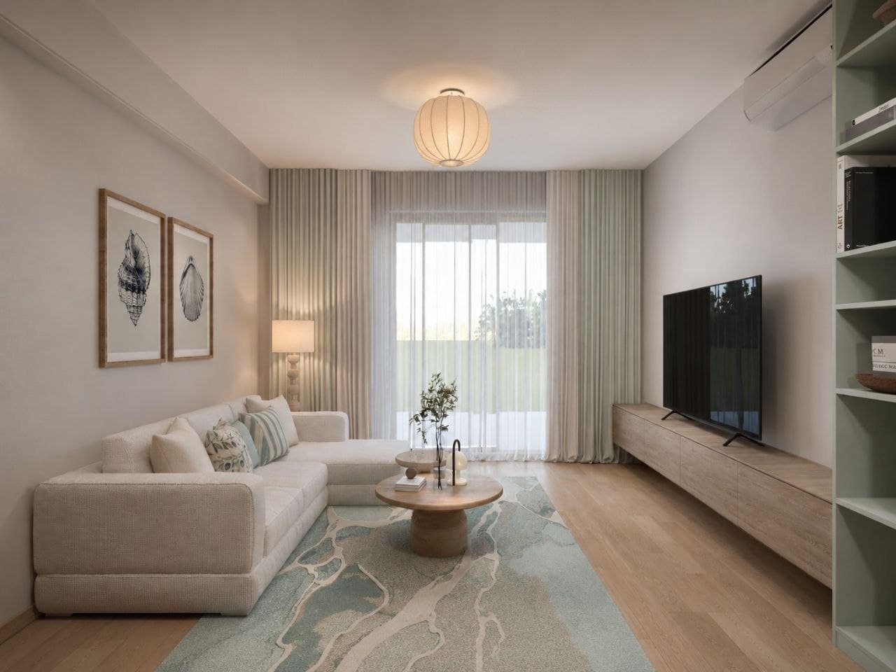 2-bedrooms apartments in Larnaca, Cyprus.