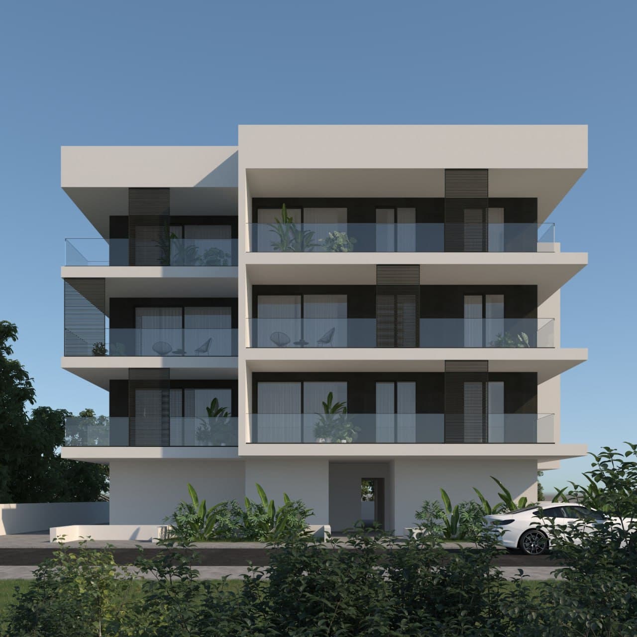 2-bedrooms apartments in Nicosia, Cyprus.