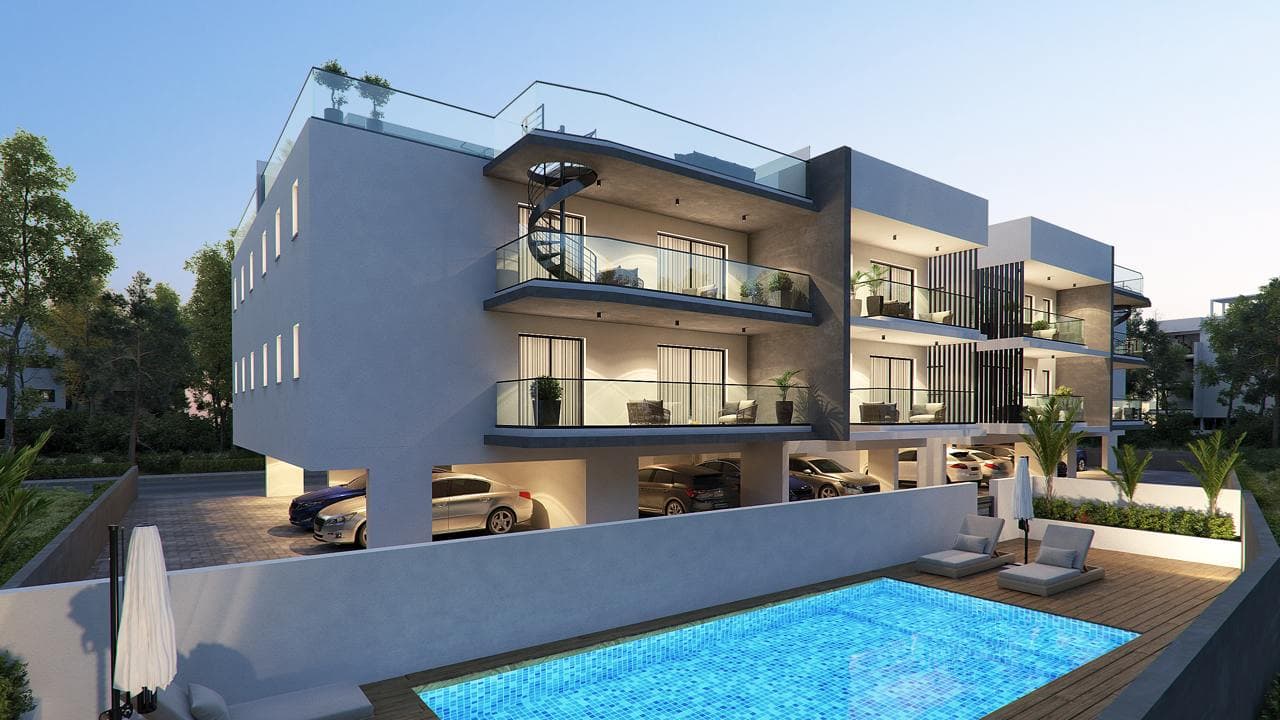 2-bedrooms apartments in Larnaca, Cyprus.