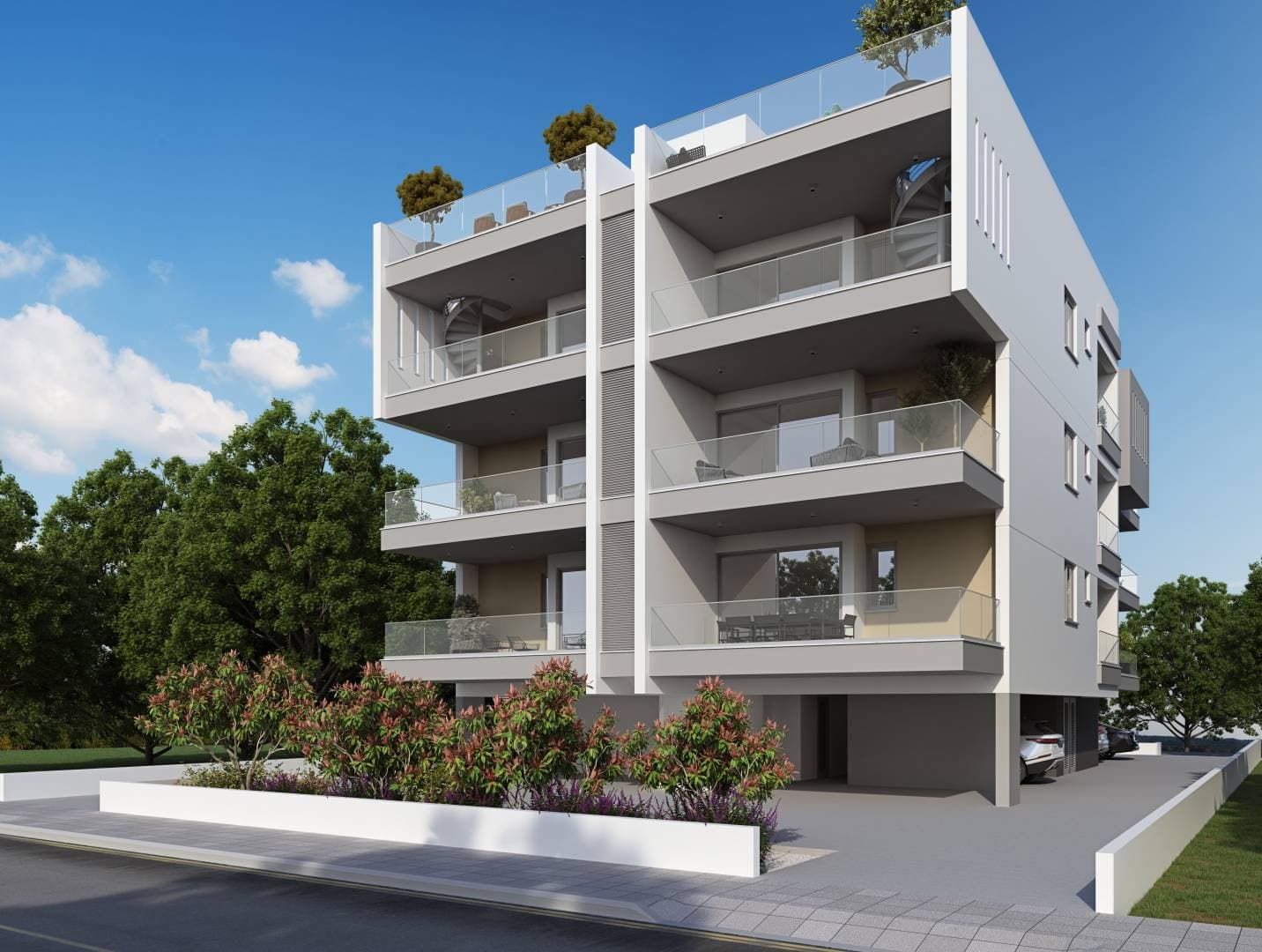 2-bedrooms apartments in Larnaca, Cyprus.