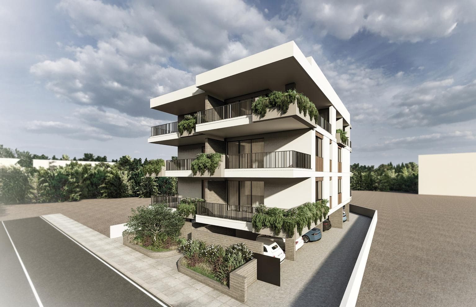 3-bedrooms apartments in Limassol, Cyprus.