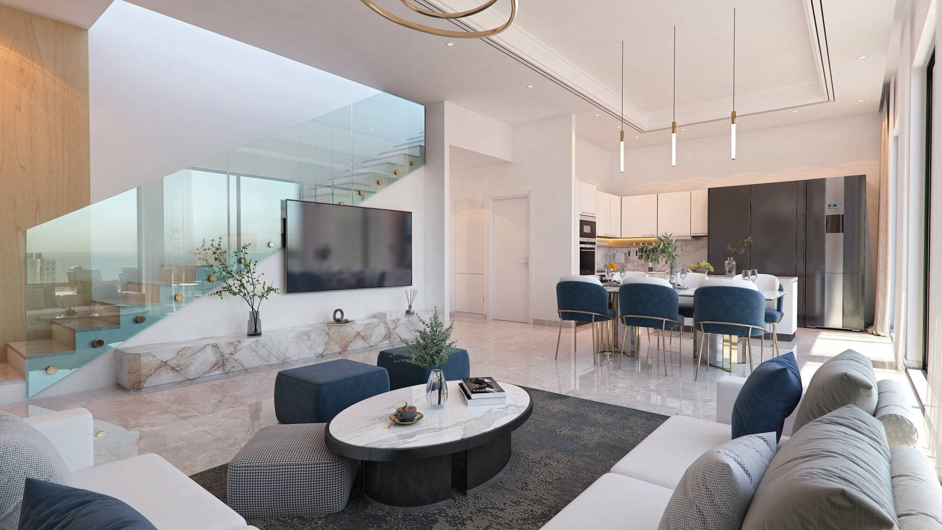 3-bedrooms apartments in Limassol, Cyprus.