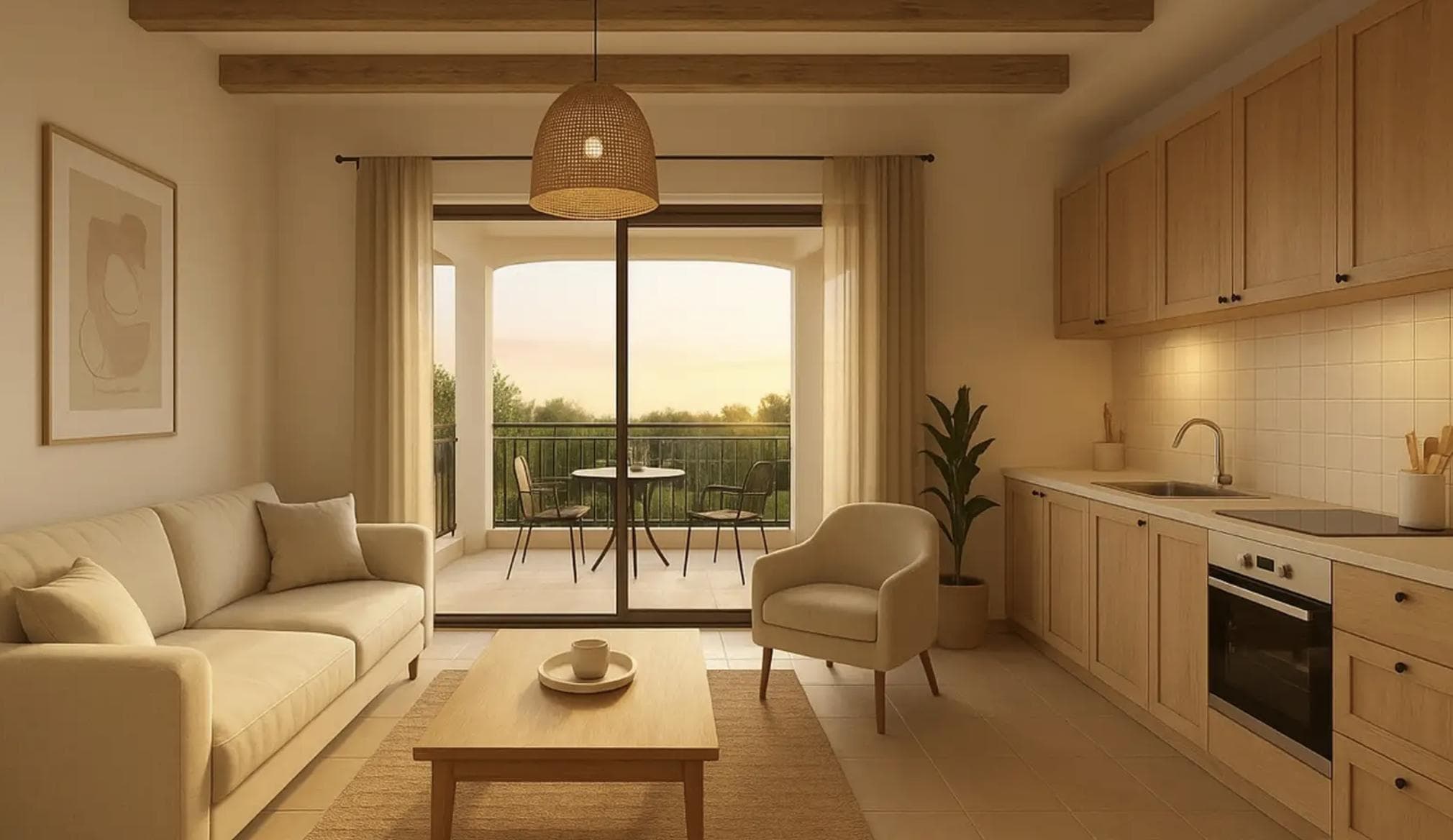 3-bedrooms apartments in Larnaca, Cyprus.