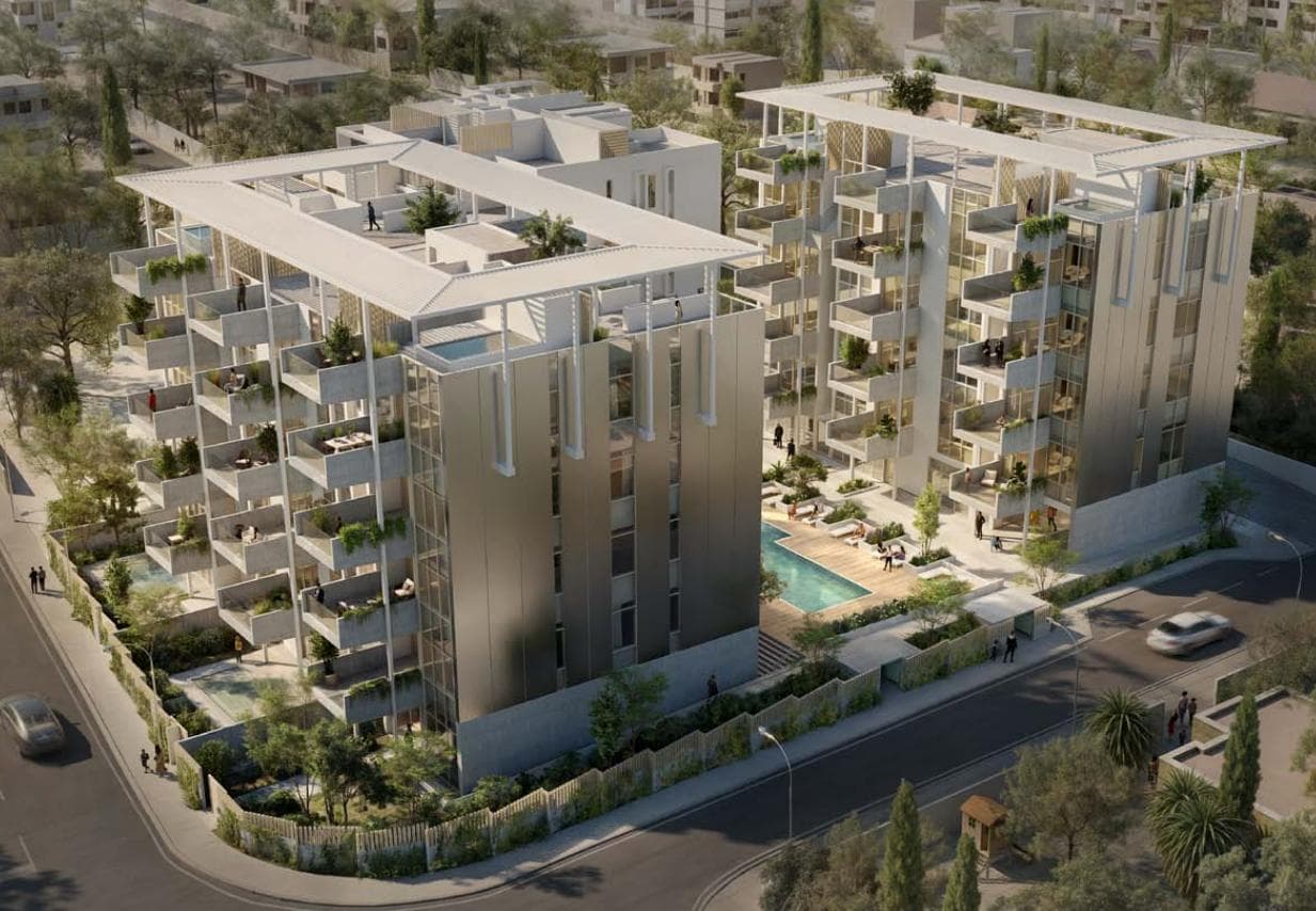 2-bedrooms apartments in Limassol, Cyprus.