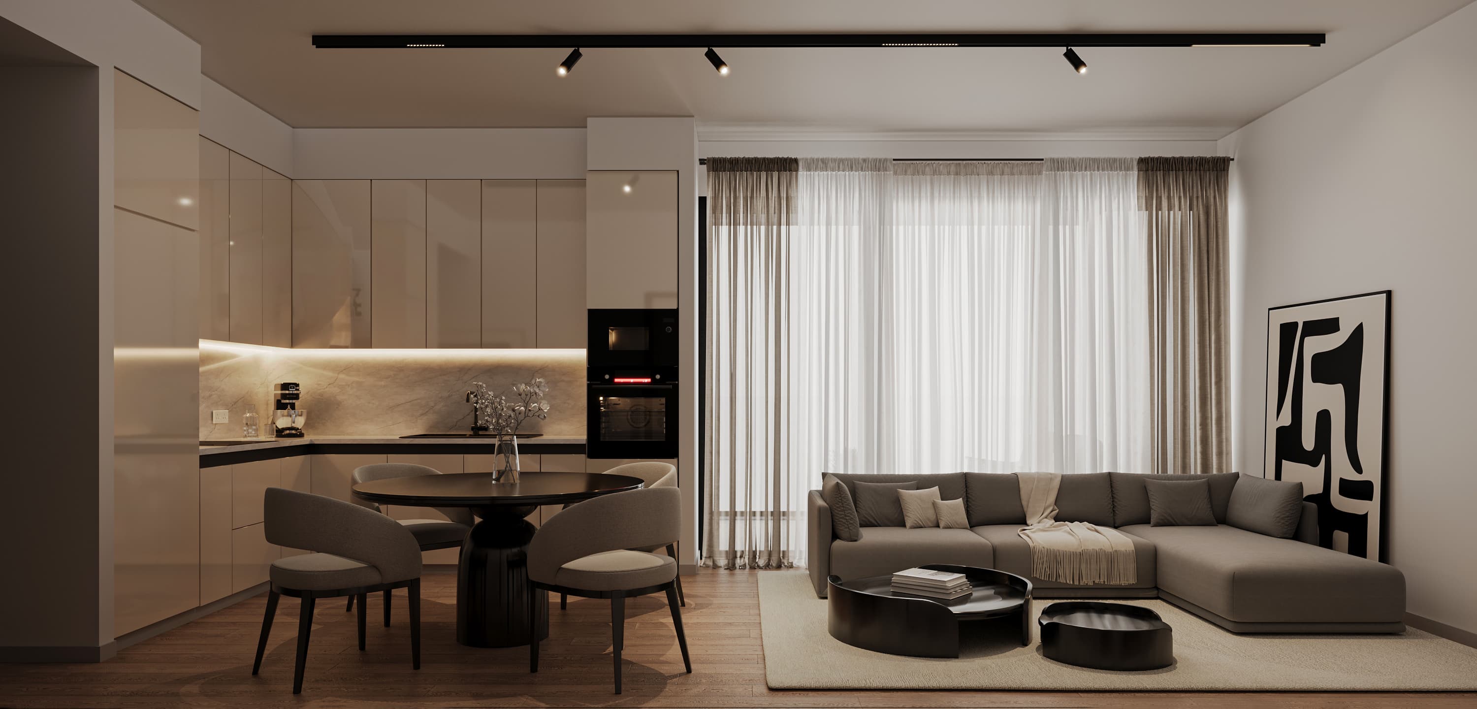 2-bedrooms apartments in Limassol, Cyprus.