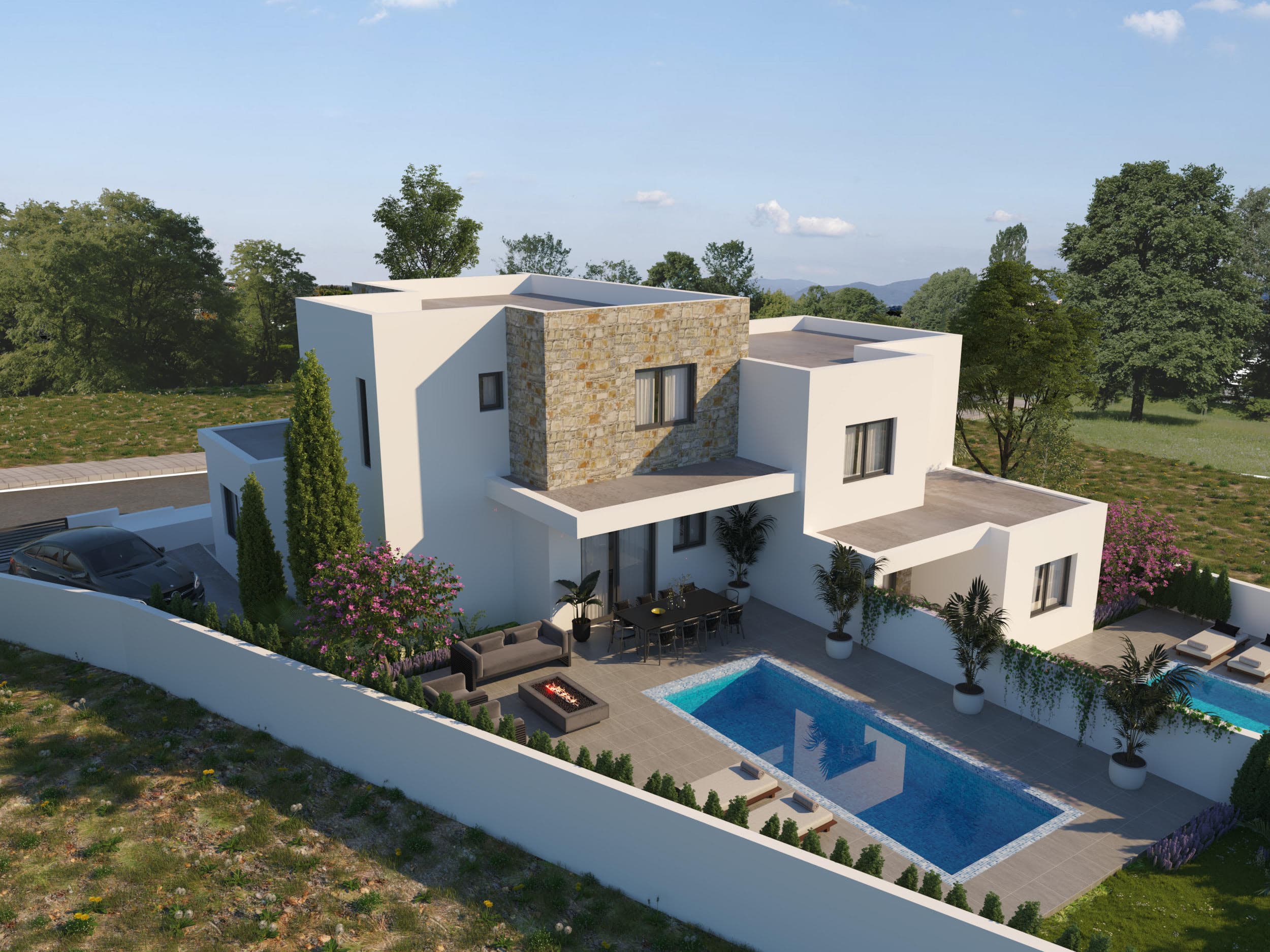 3-bedrooms house in Paphos, Cyprus.