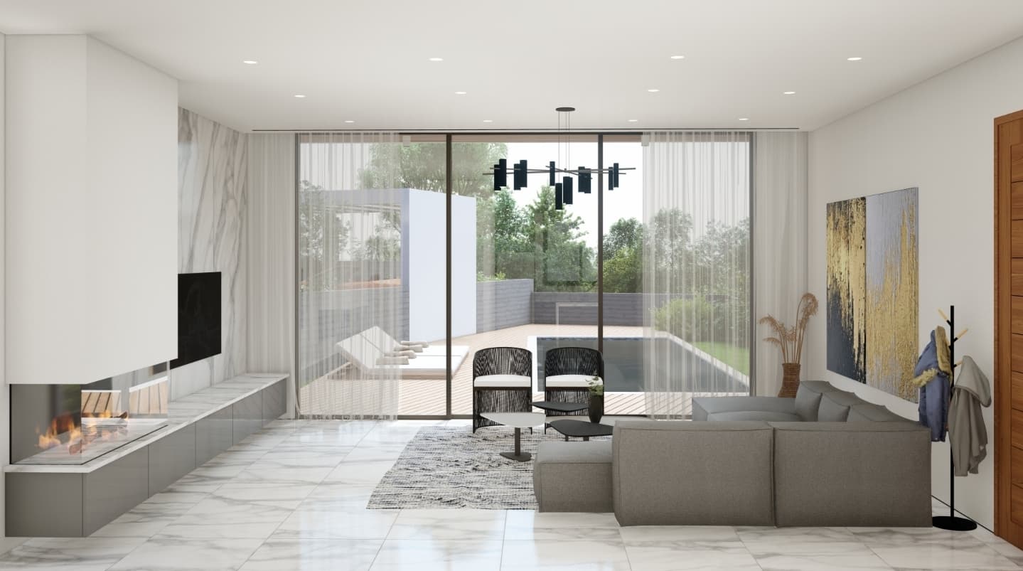 3-bedrooms house in Paphos, Cyprus.