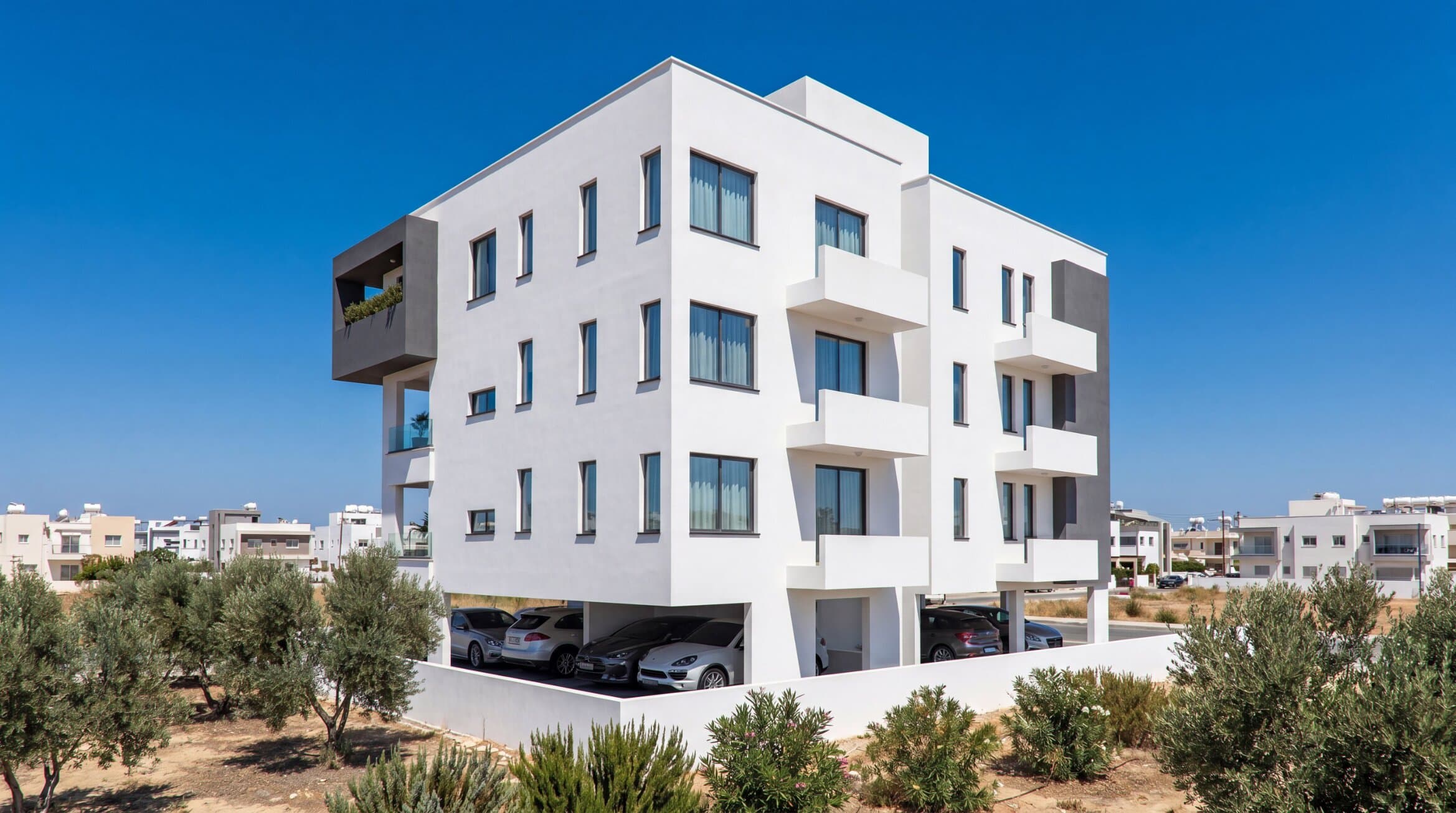 2-bedrooms apartments in Larnaca, Cyprus.