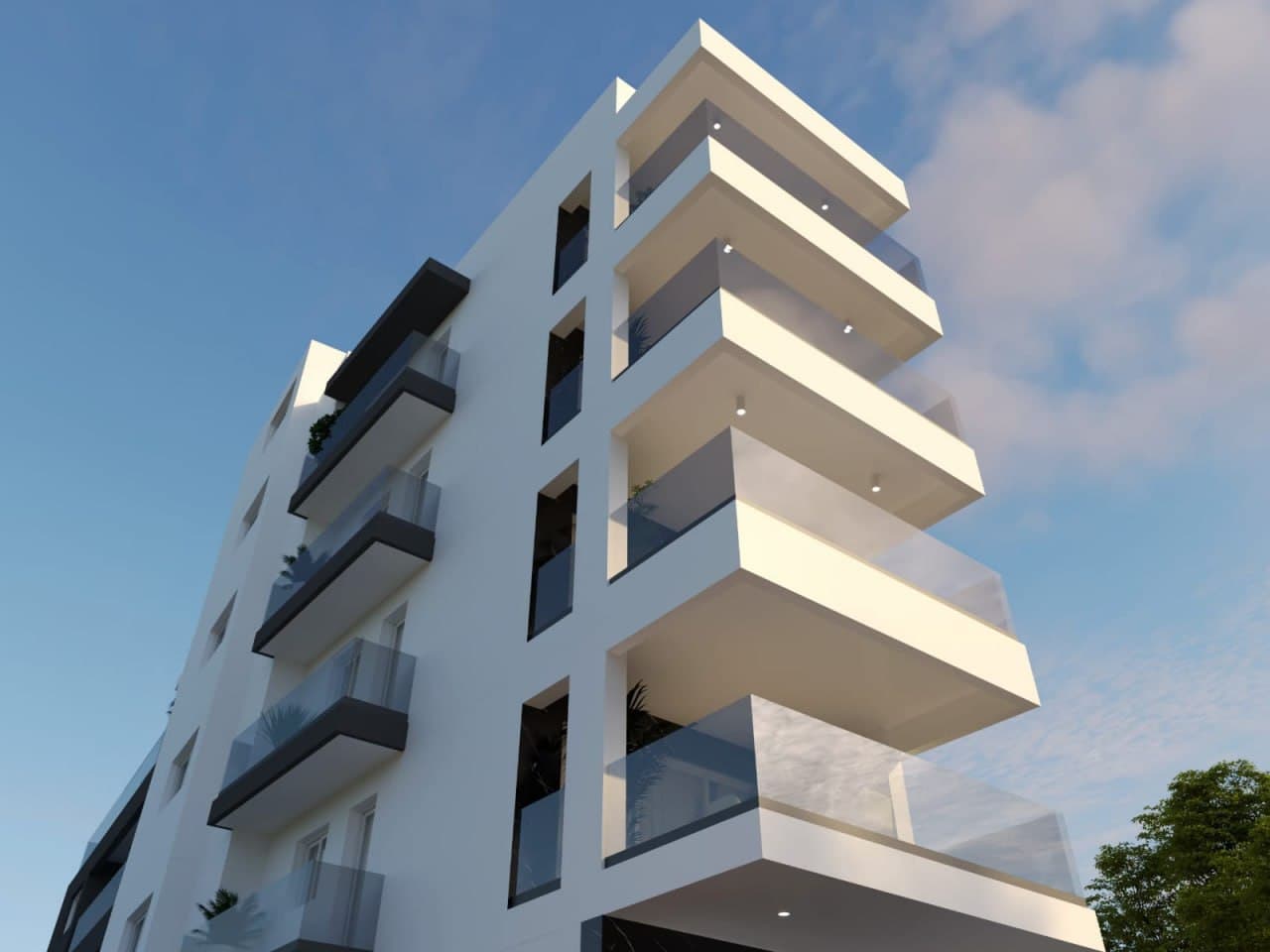 2-bedrooms apartments in Larnaca, Cyprus.