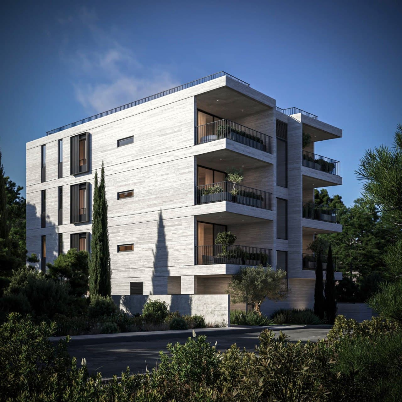 2-bedrooms apartments in Nicosia, Cyprus.