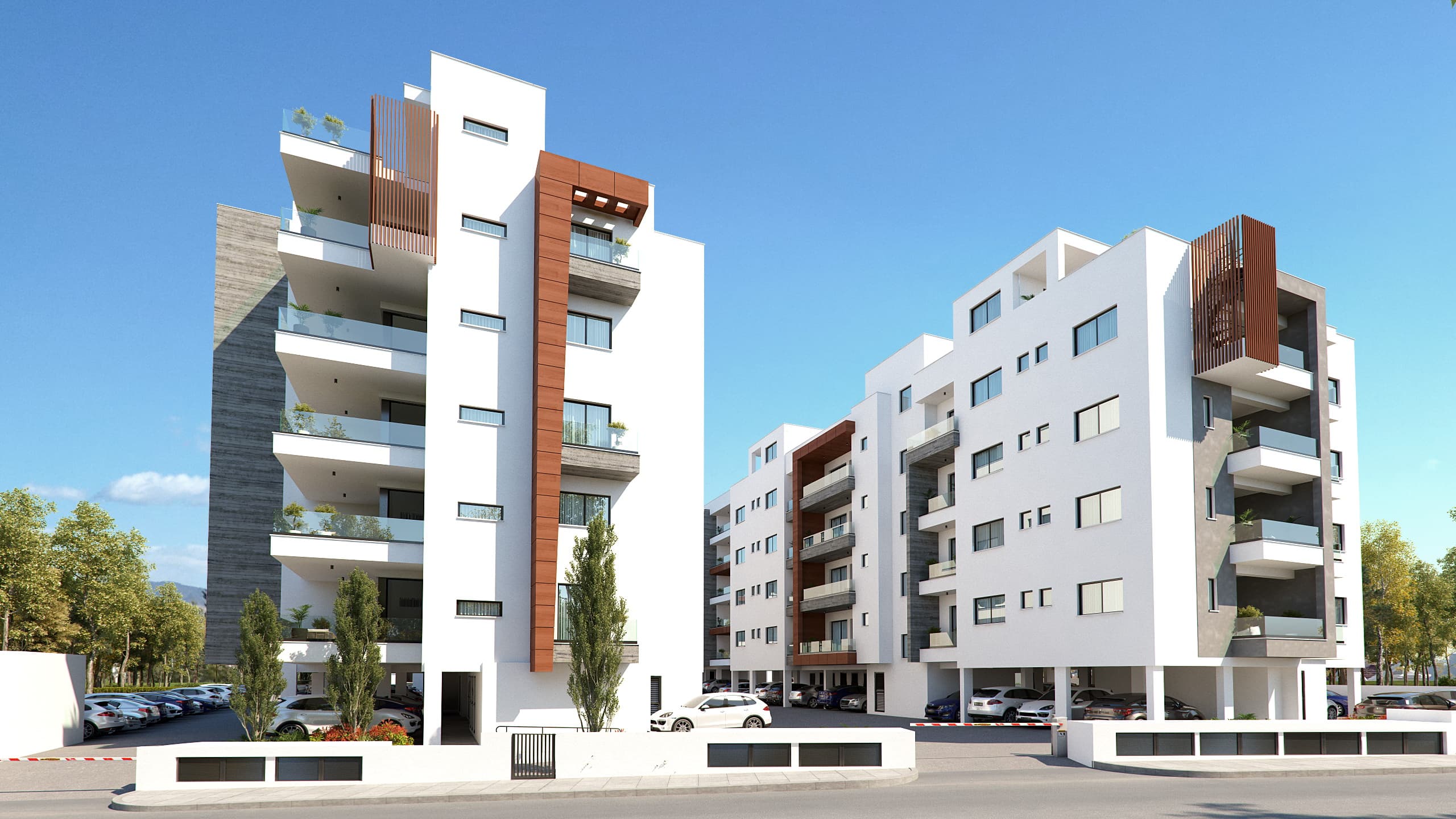3-bedrooms apartments in Limassol, Cyprus.