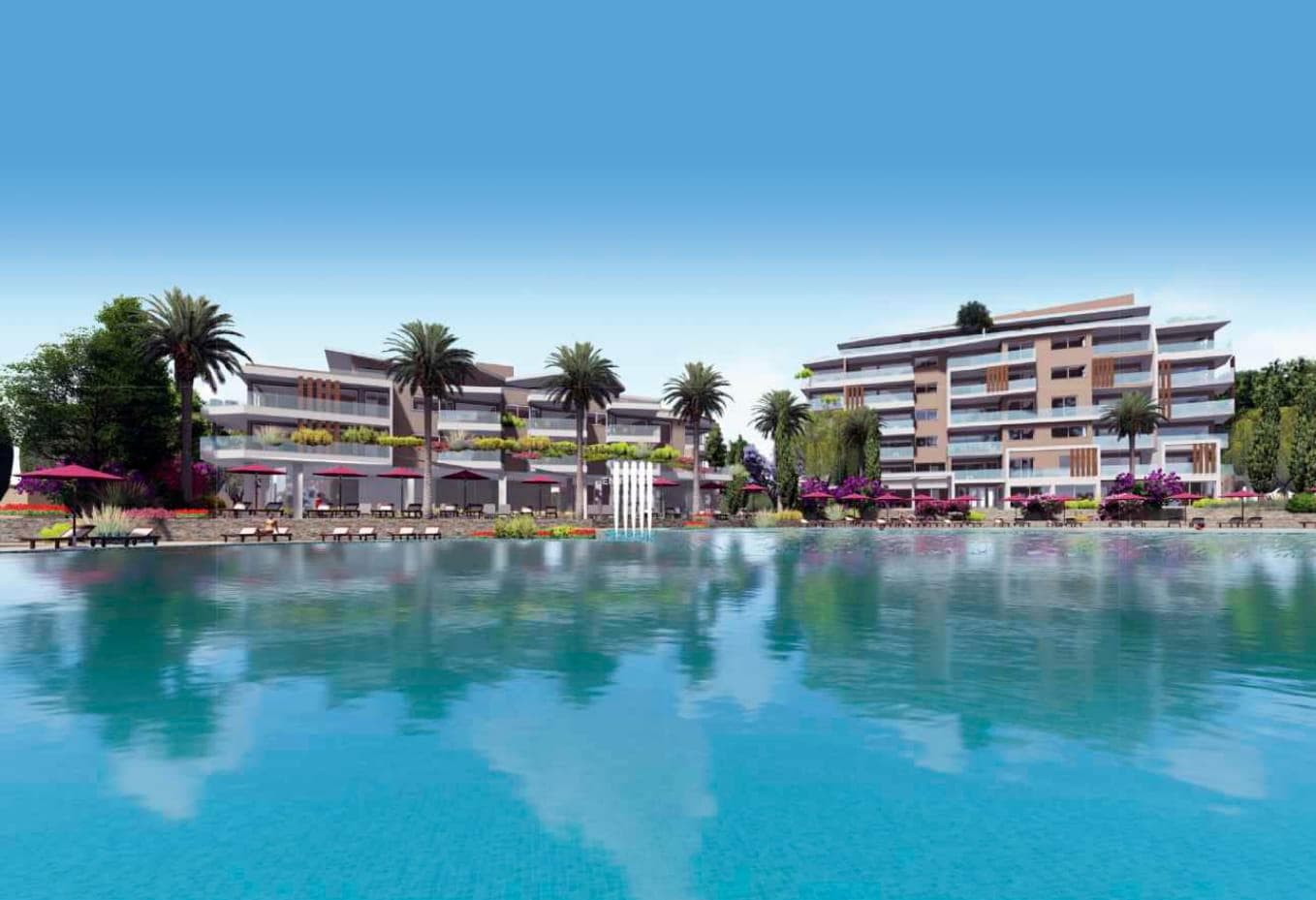 2-bedrooms apartments in Paphos, Cyprus.