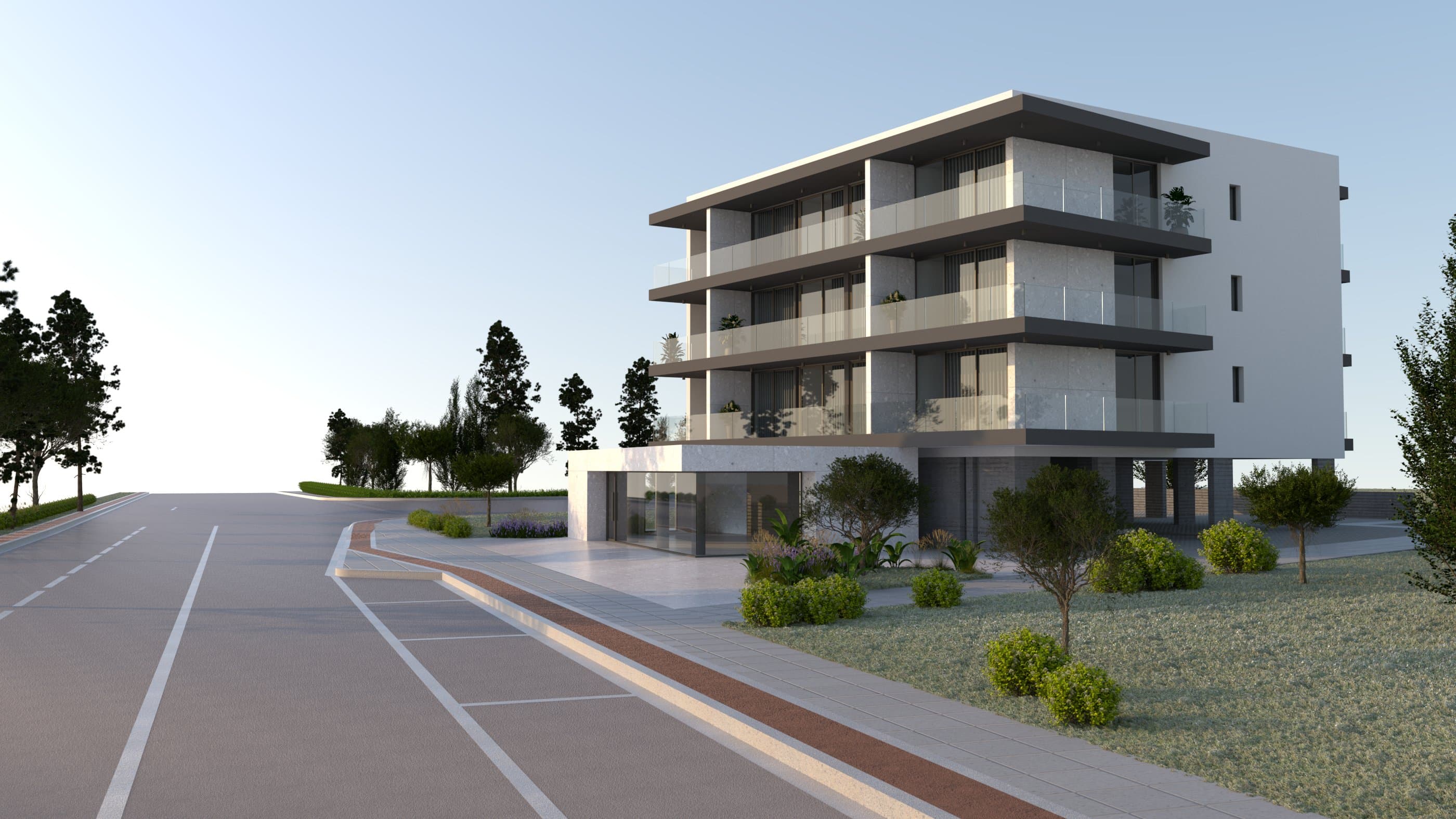 3-bedrooms apartments in Paphos, Cyprus.