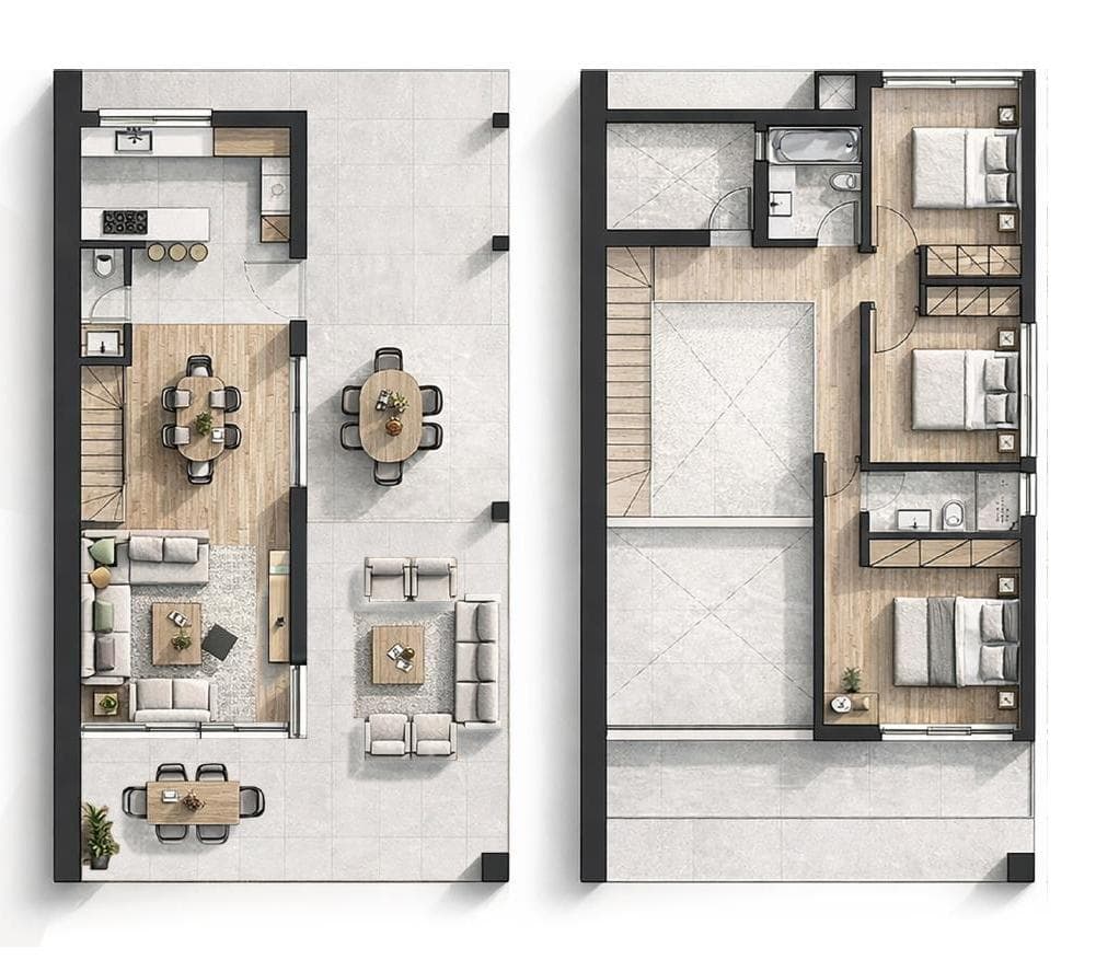 3-bedrooms house in Limassol, Cyprus.