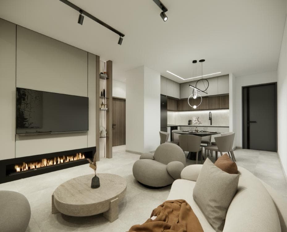 2-bedrooms apartments in Nicosia, Cyprus.
