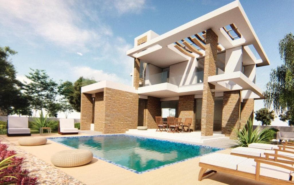 3-bedrooms house in Larnaca, Cyprus.