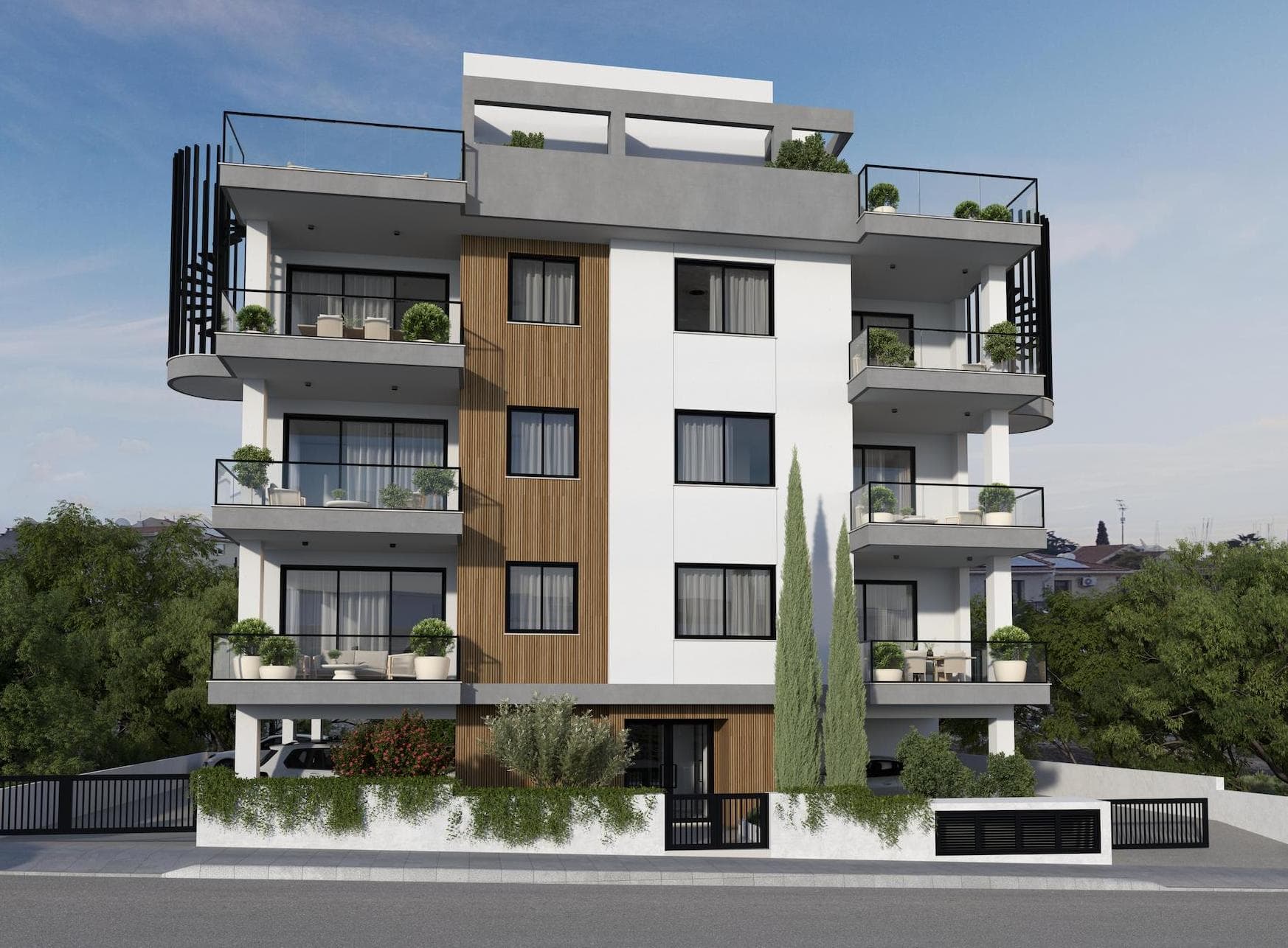 2-bedrooms apartments in Limassol, Cyprus.