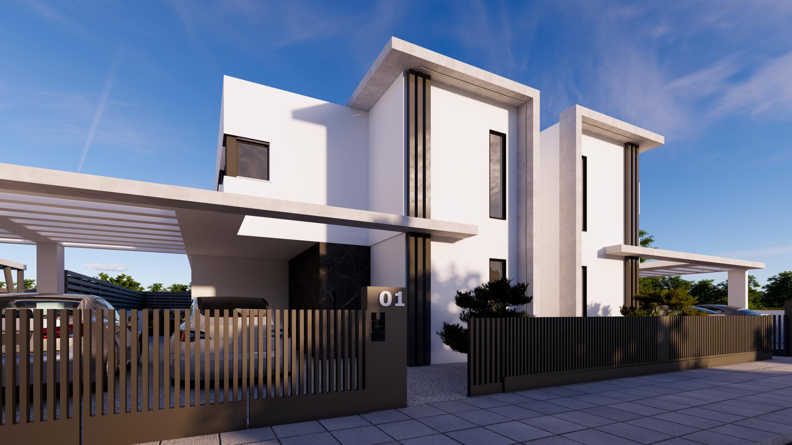 3-bedrooms house in Nicosia, Cyprus.