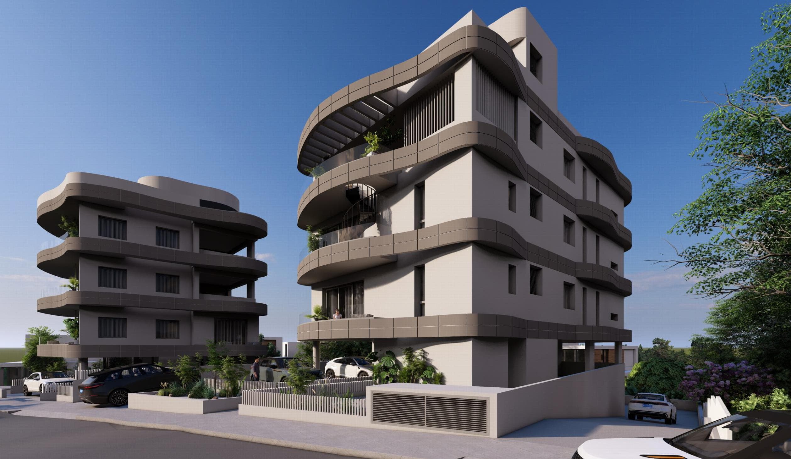 2-bedrooms apartments in Limassol, Cyprus.
