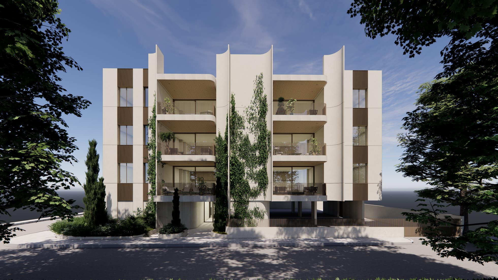 2-bedrooms apartments in Nicosia, Cyprus.