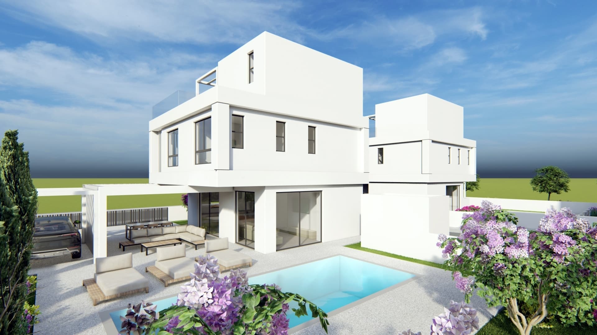 4-bedrooms house in Famagusta, Cyprus.