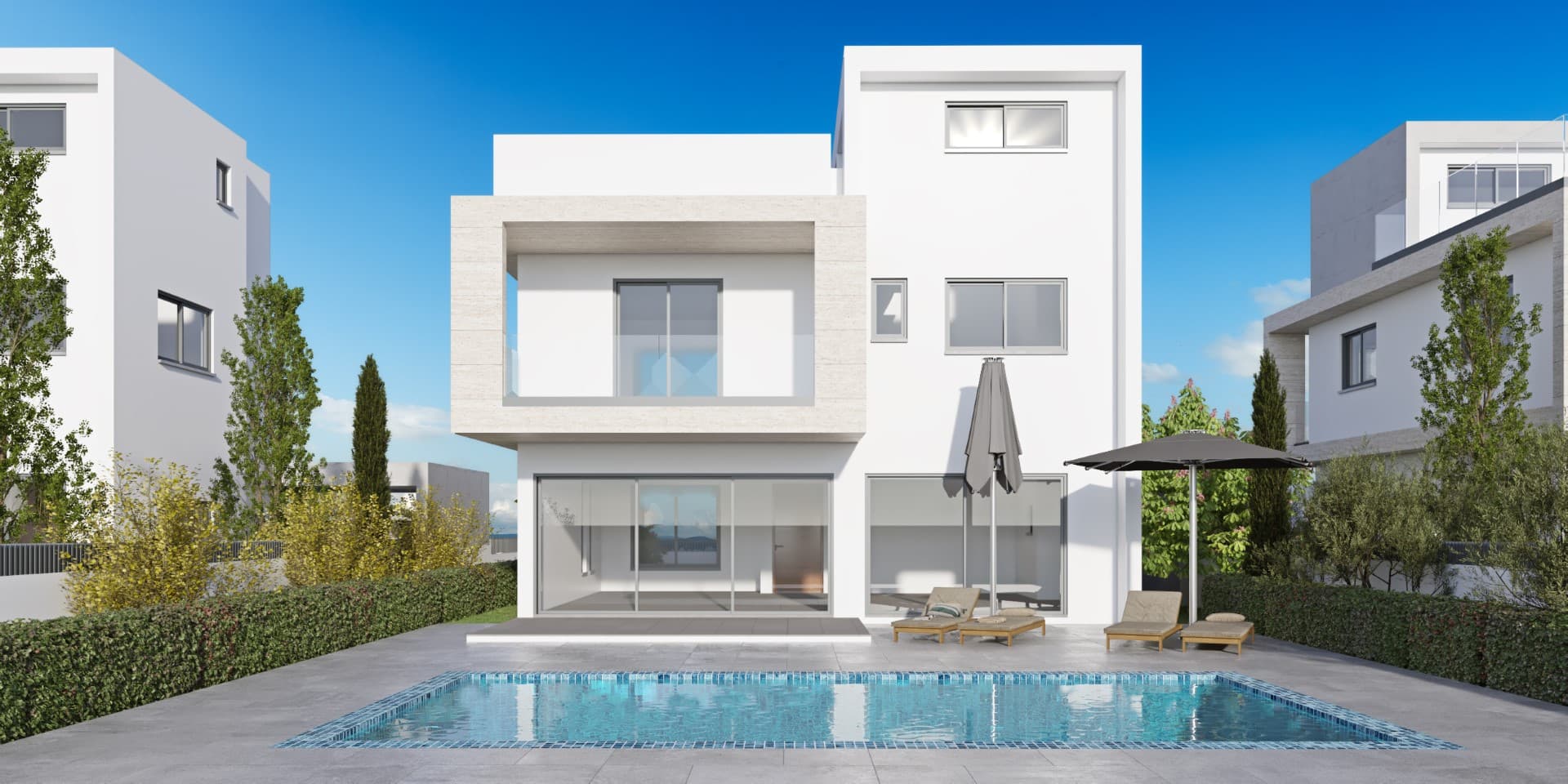 2-bedrooms house in Larnaca, Cyprus.