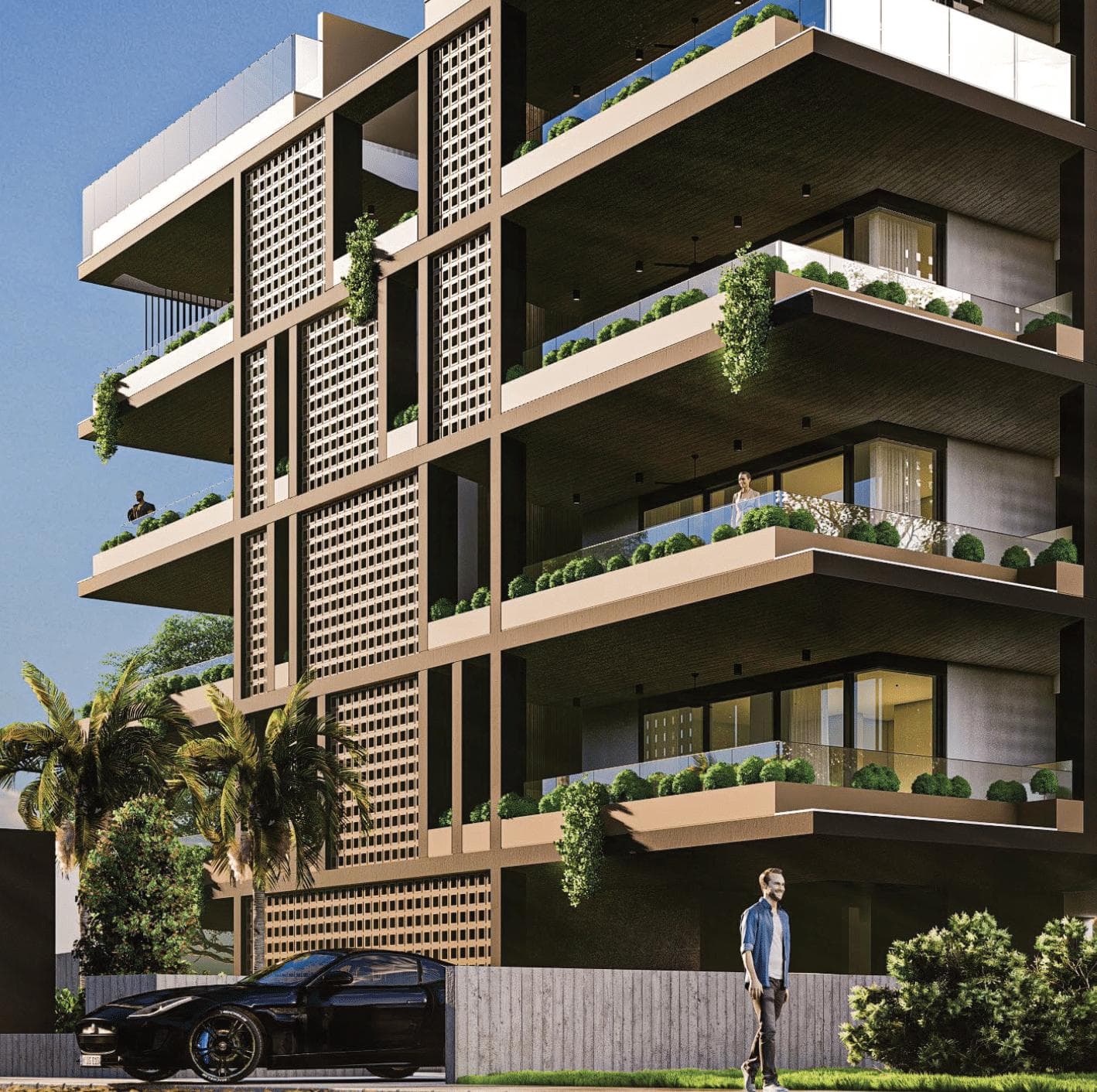 2-bedrooms apartments in Limassol, Cyprus.