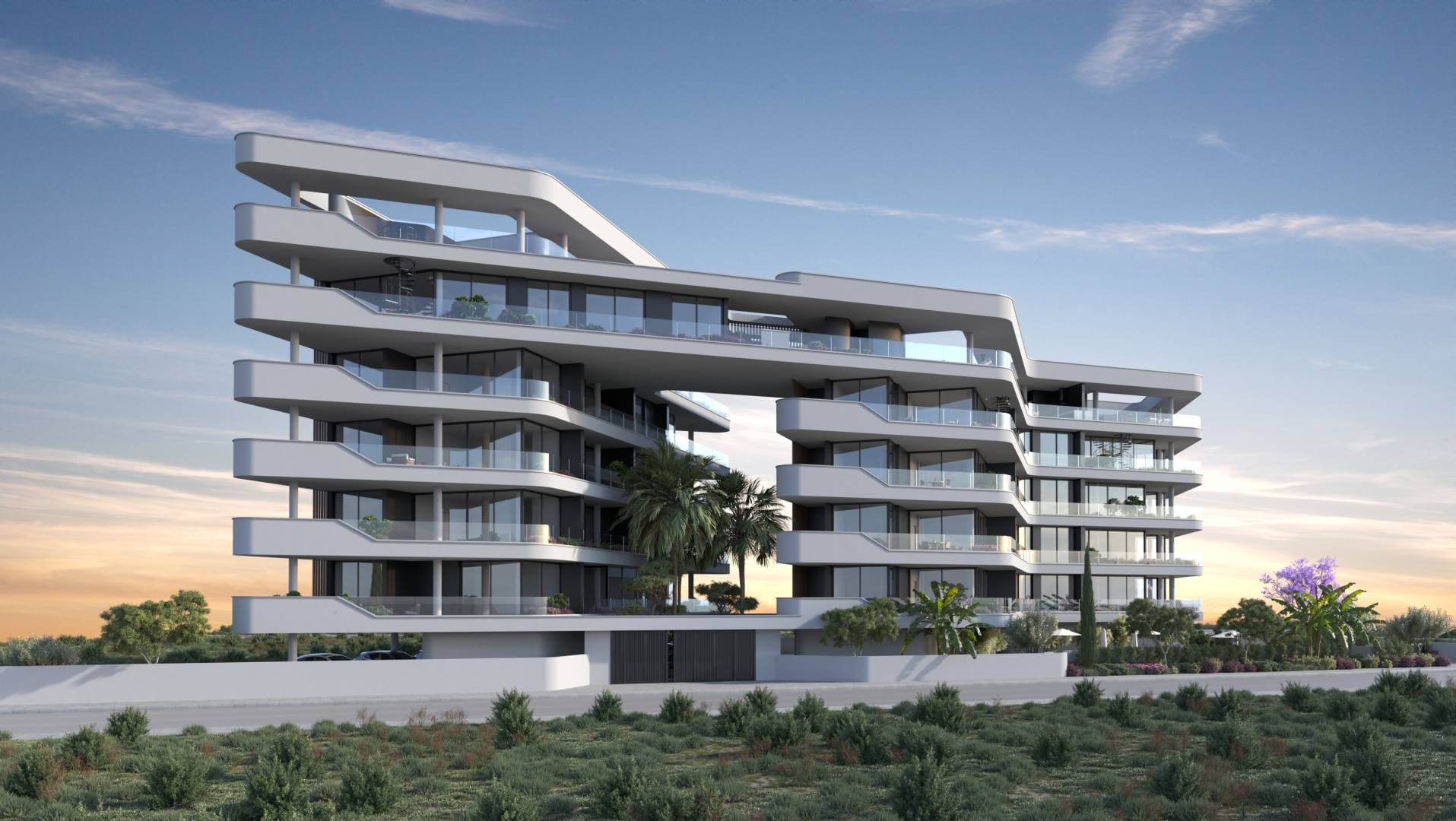 1-bedrooms apartments in Limassol, Cyprus.