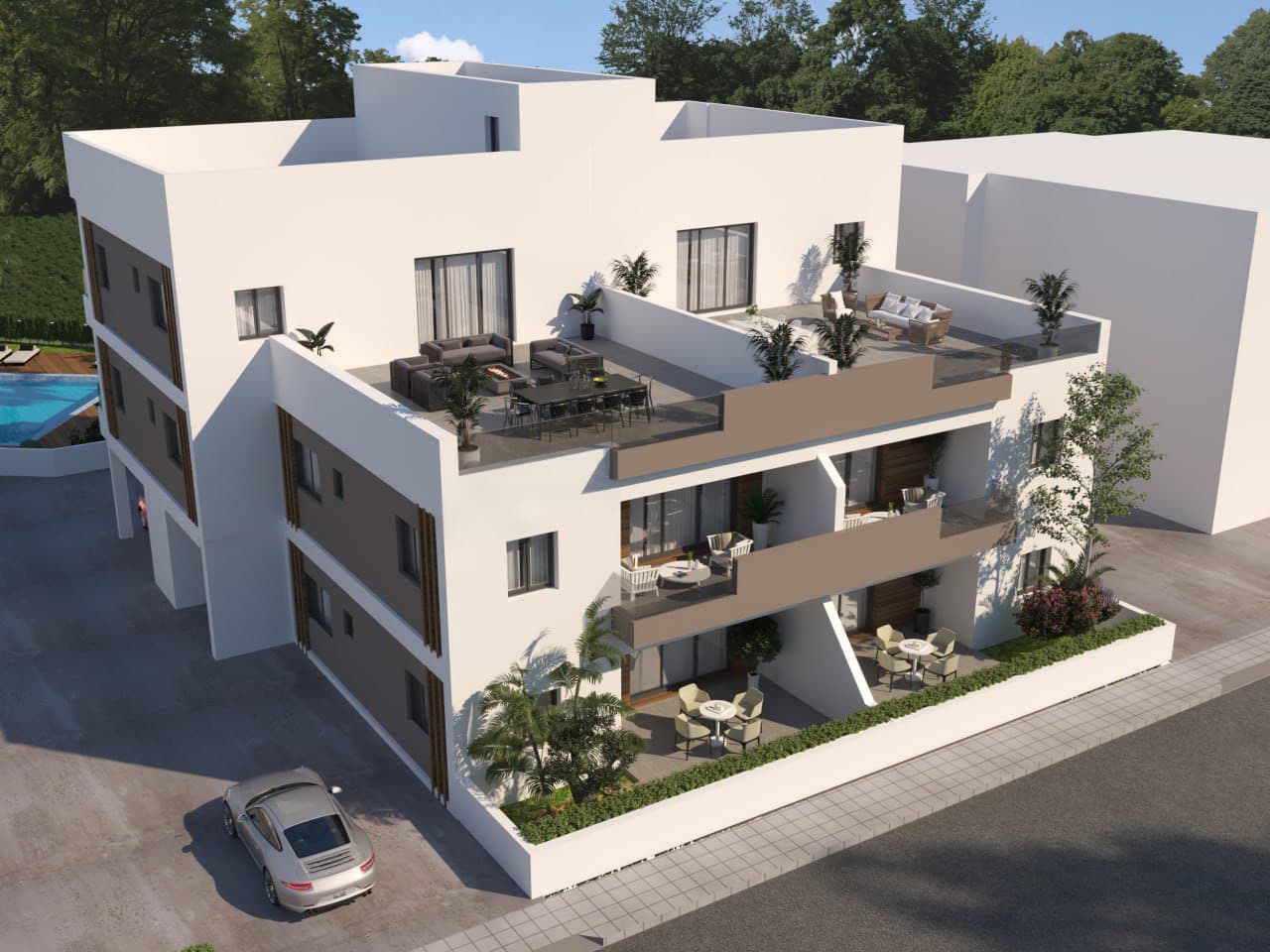 2-bedrooms apartments in Famagusta, Cyprus.
